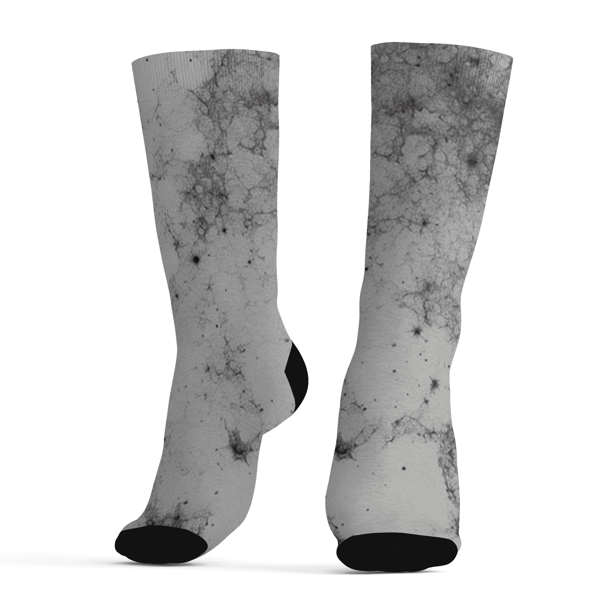 Retro High OG Black White 1s Socks Match Blowing Money Fast Girl 3D All-Over Print - NastyJamz