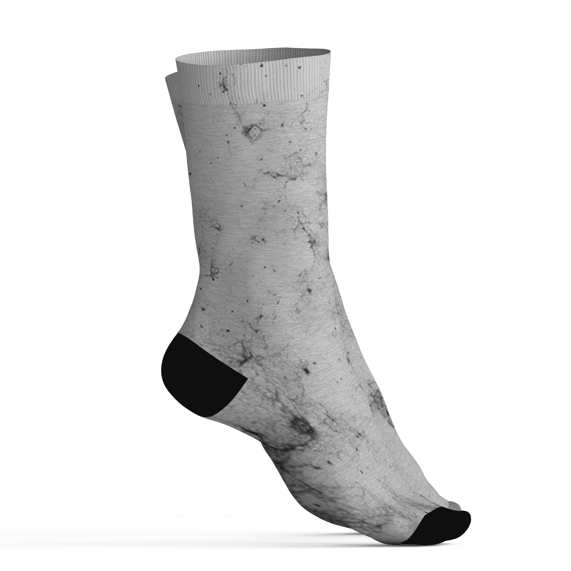 Retro High OG Black White 1s Socks Match Blowing Money Fast Girl 3D All-Over Print - NastyJamz