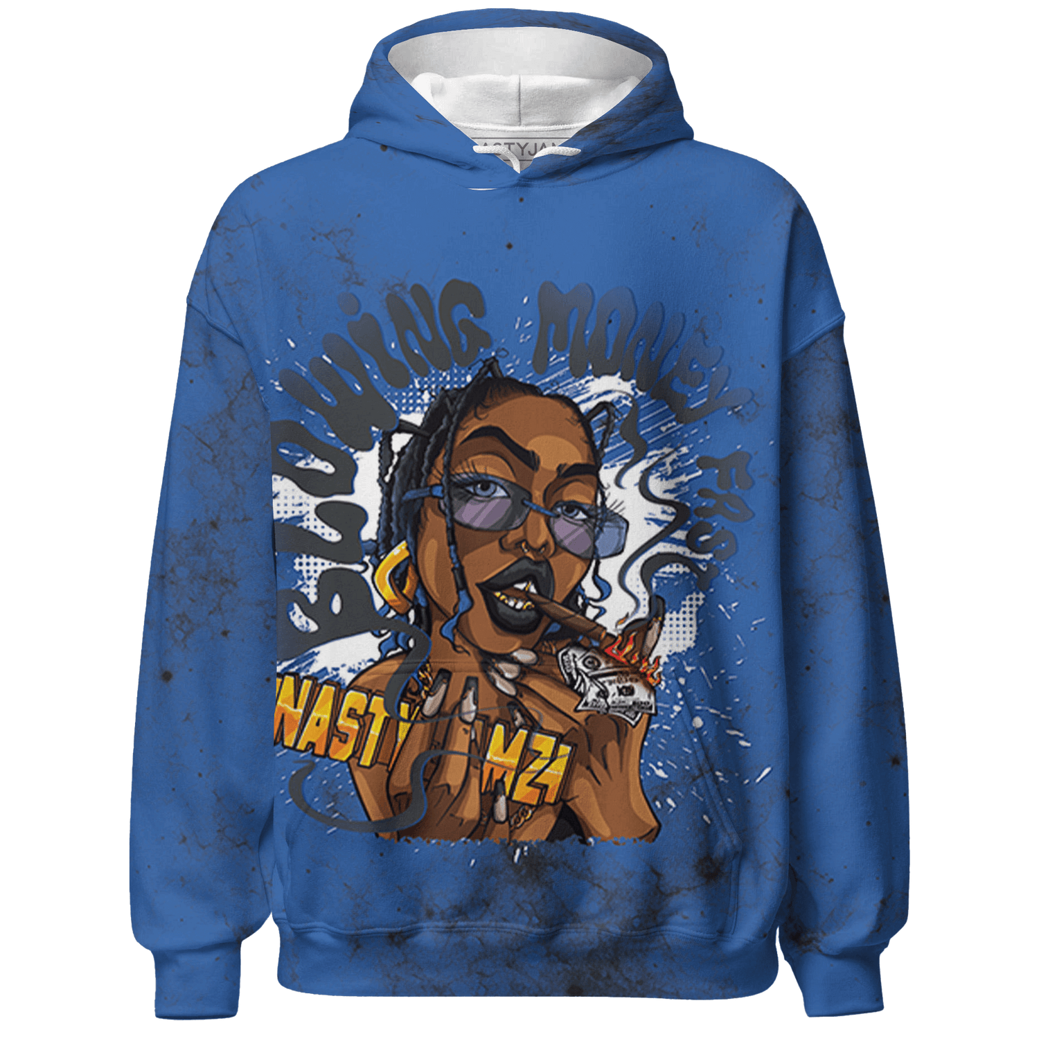 Royal Reimagined 1s Hoodie Match Blowing Money Fast Girl 3D All-Over Print - NastyJamz