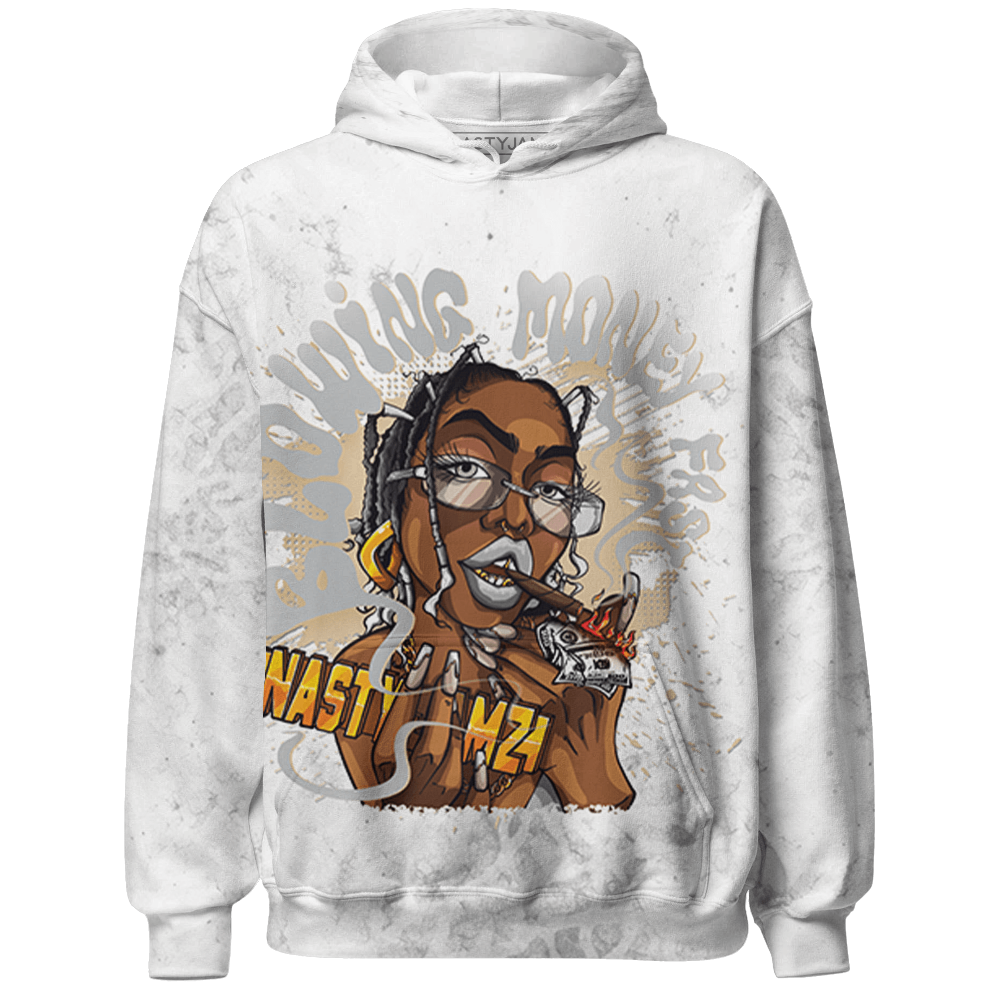 Craft Ivory 3s Hoodie Match Blowing Money Fast Girl 3D All-Over Print - NastyJamz
