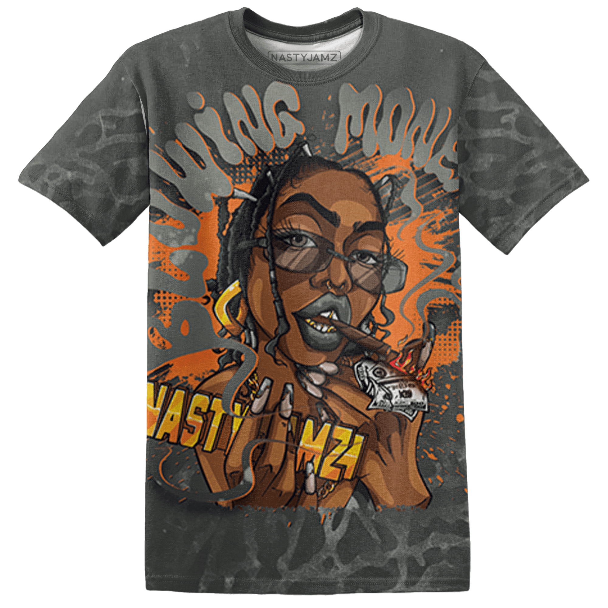 Fear Pack 3s T Shirt Match Blowing Money Fast Girl 3D All-Over Print - NastyJamz