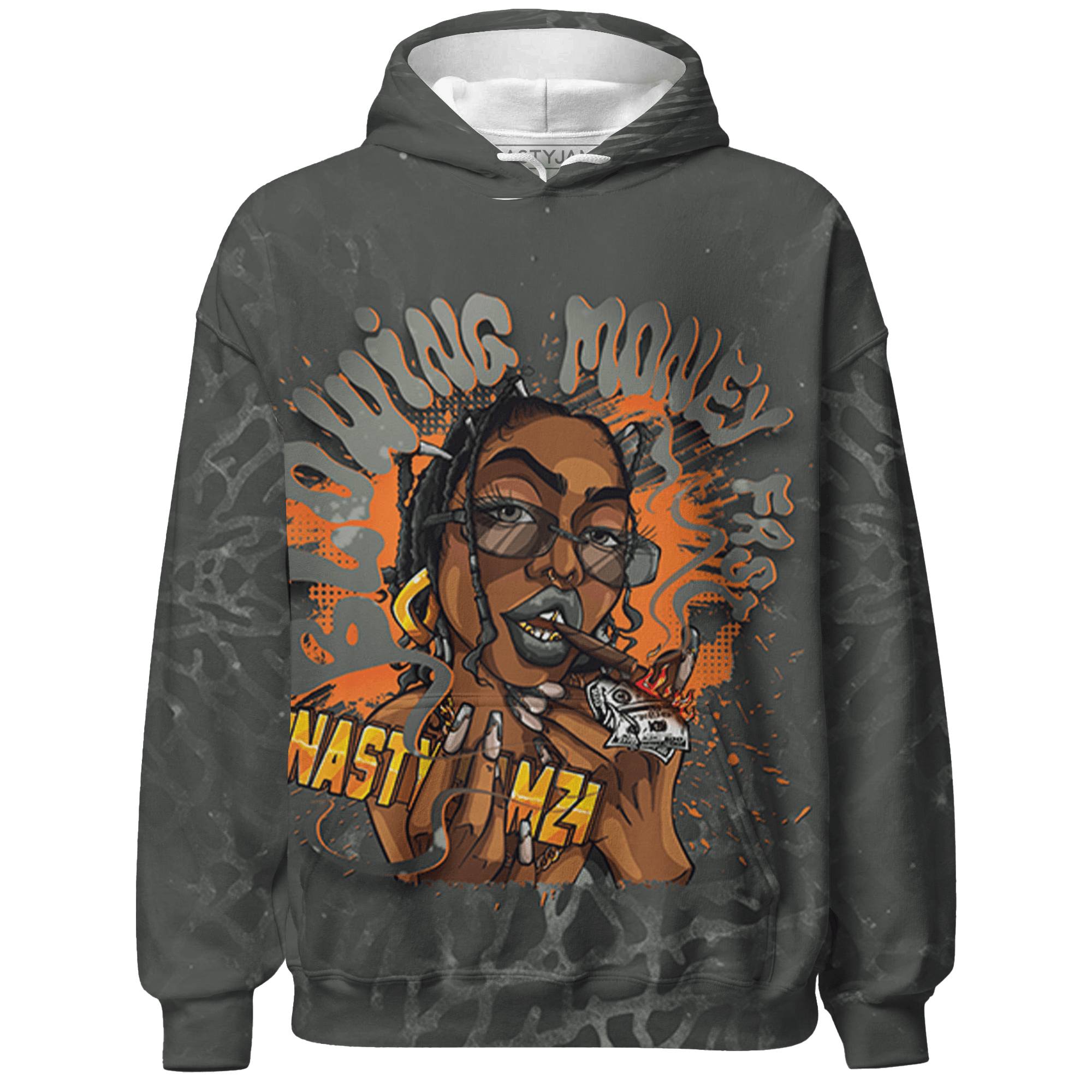 Fear Pack 3s Hoodie Match Blowing Money Fast Girl 3D All-Over Print - NastyJamz