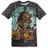 Green Glow 3s T Shirt Match Blowing Money Fast Girl 3D All-Over Print - NastyJamz