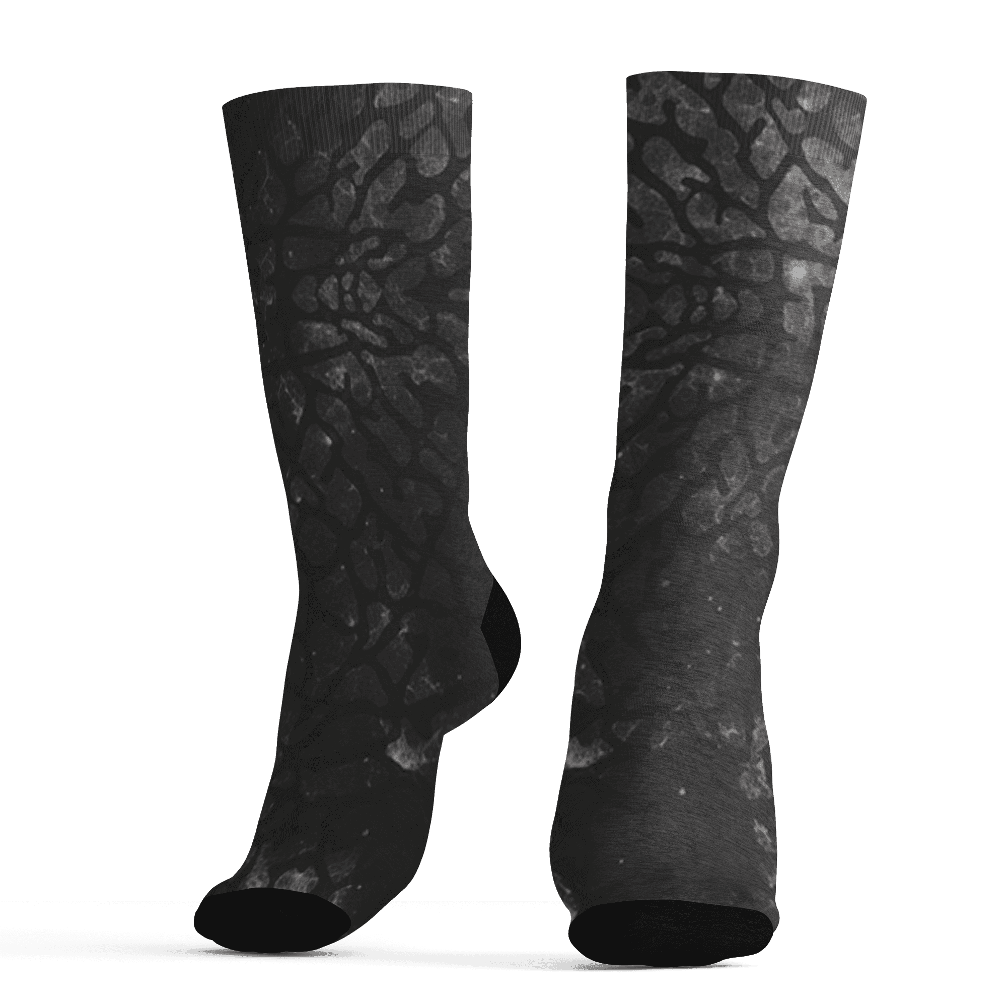 Green Glow 3s Socks Match Blowing Money Fast Girl 3D All-Over Print - NastyJamz