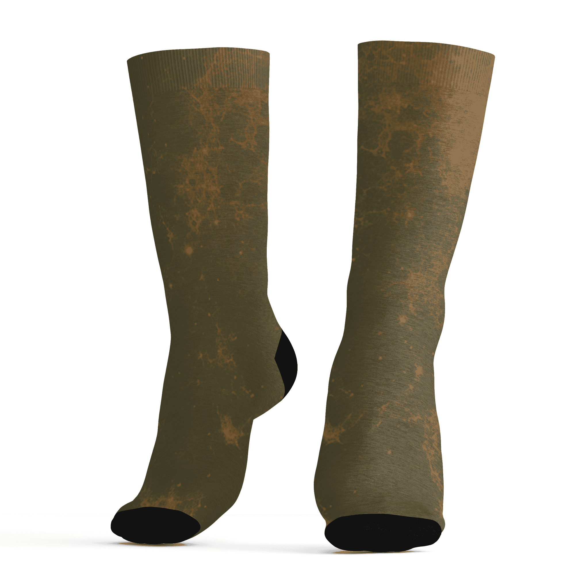 Olive 5s Socks Match Blowing Money Fast Girl 3D All-Over Print - NastyJamz