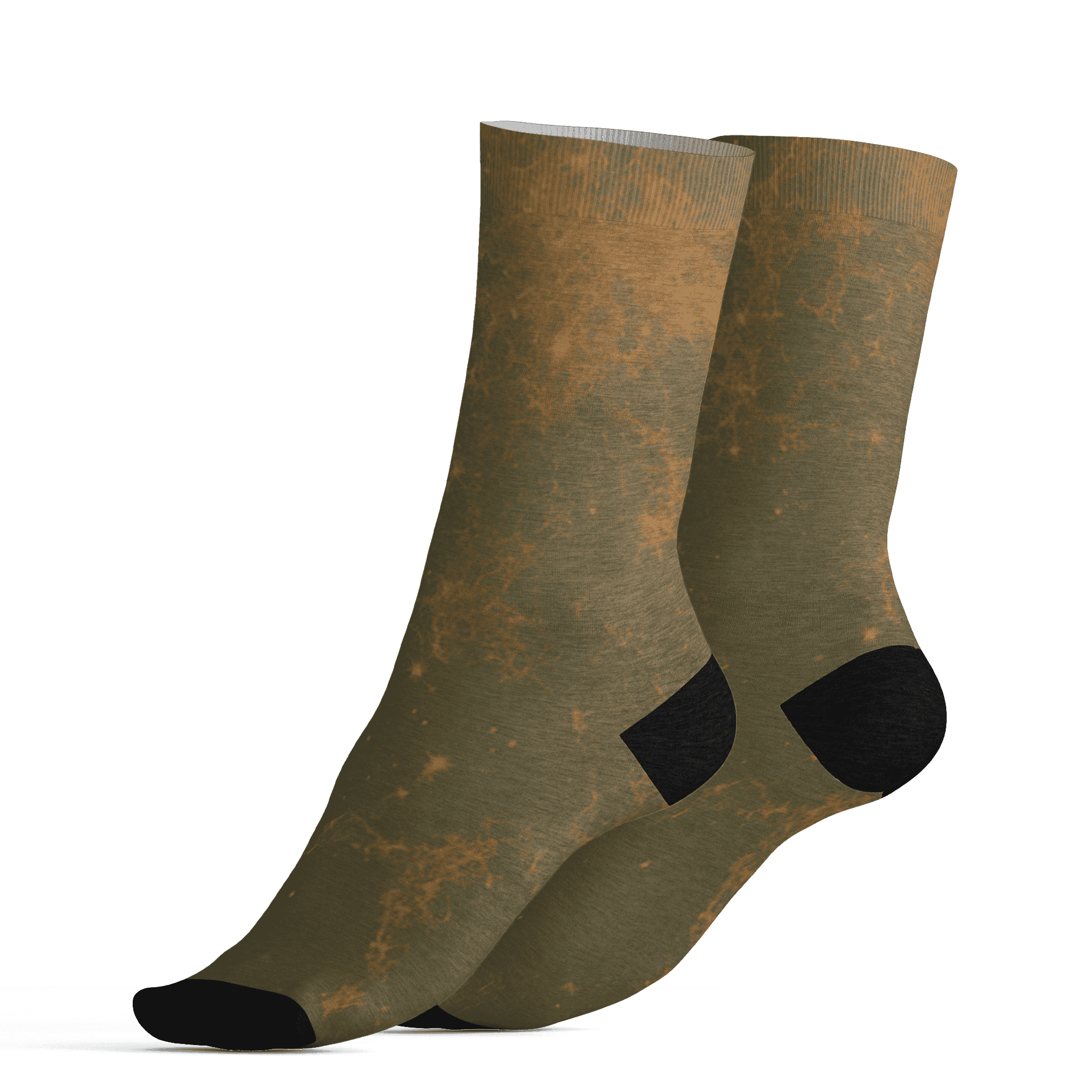 Olive 5s Socks Match Blowing Money Fast Girl 3D All-Over Print - NastyJamz