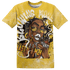 Yellow Ochre 6s T Shirt Match Blowing Money Fast Girl 3D All-Over Print - NastyJamz