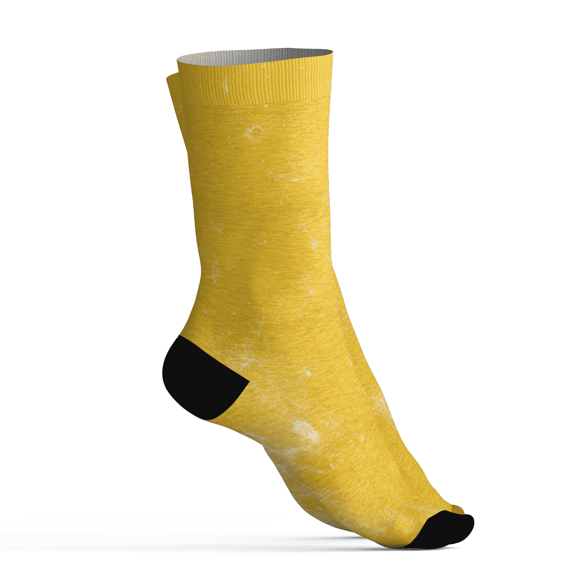 Yellow Ochre 6s Socks Match Blowing Money Fast Girl 3D All-Over Print - NastyJamz