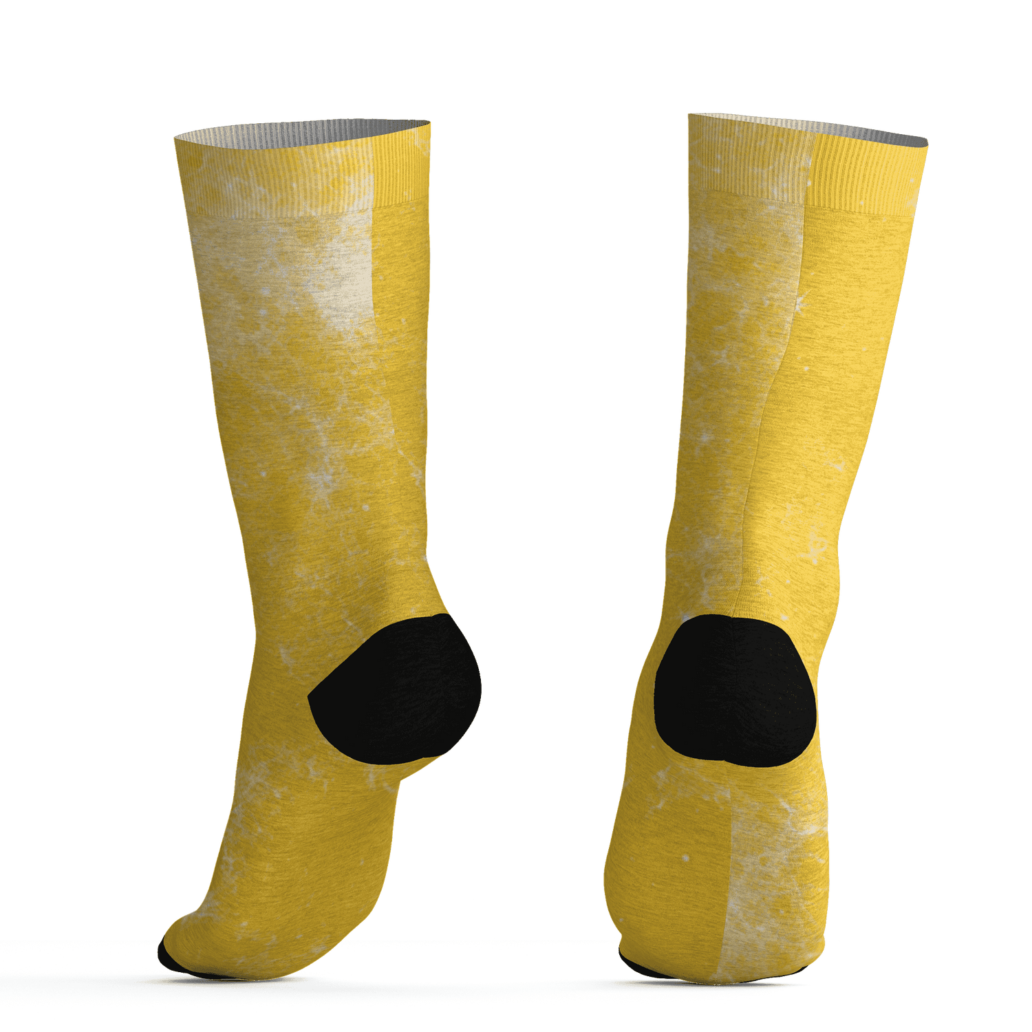 Yellow Ochre 6s Socks Match Blowing Money Fast Girl 3D All-Over Print - NastyJamz