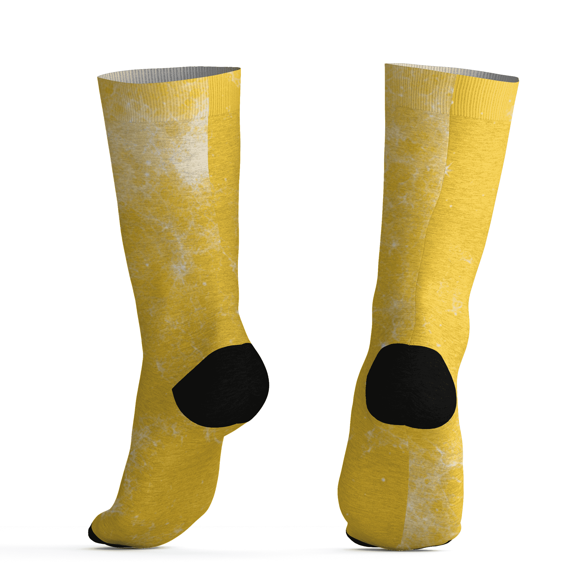 Yellow Ochre 6s Socks Match Blowing Money Fast Girl 3D All-Over Print - NastyJamz