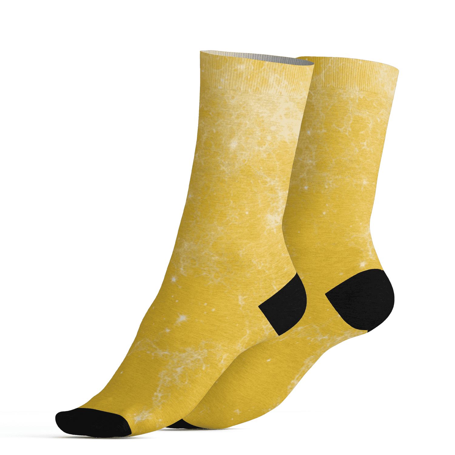 Yellow Ochre 6s Socks Match Blowing Money Fast Girl 3D All-Over Print - NastyJamz
