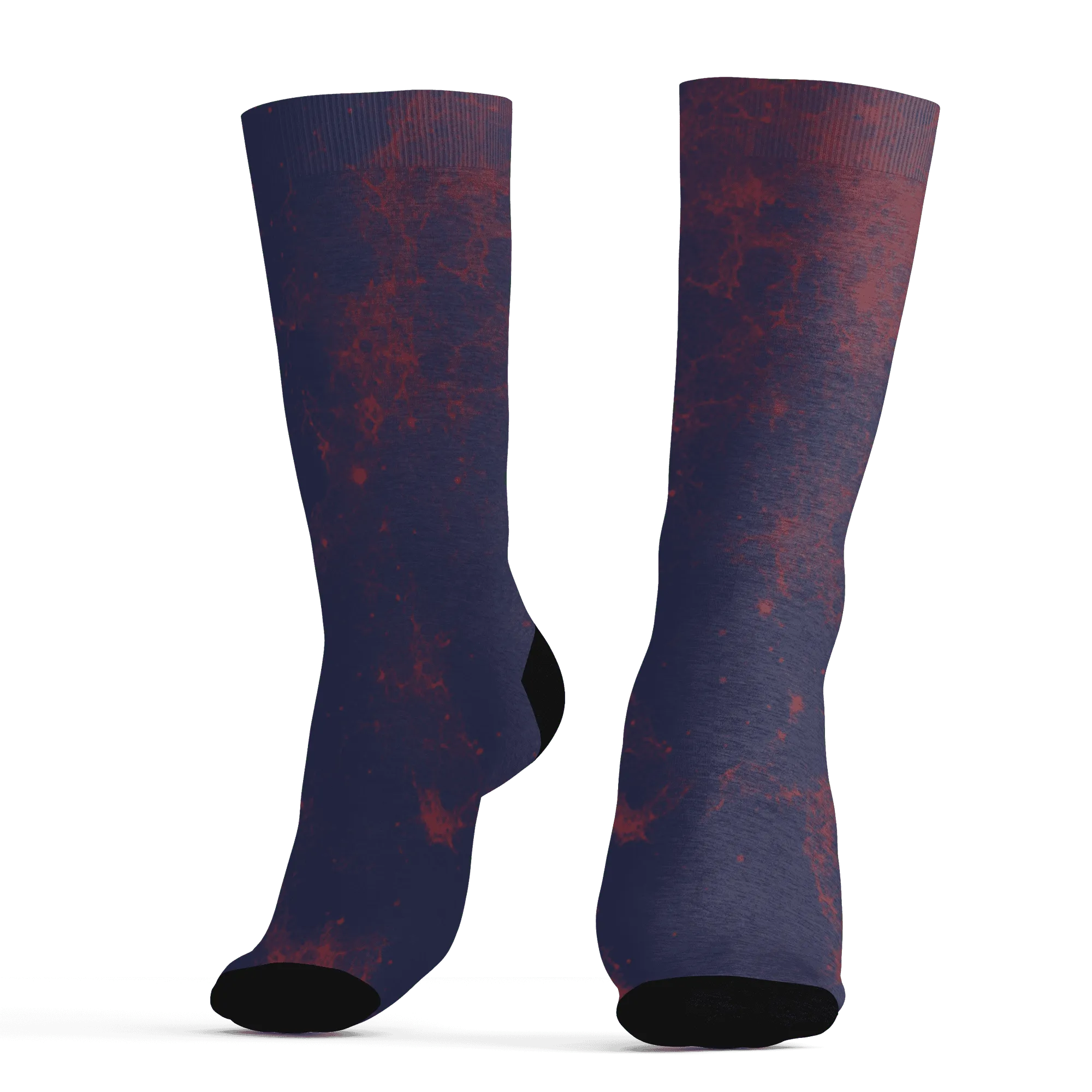 VaporMax-Air-Plus-Midnight-Navy-Gold-Black-Socks-Match-Blowing-Money-Fast-Girl-3D