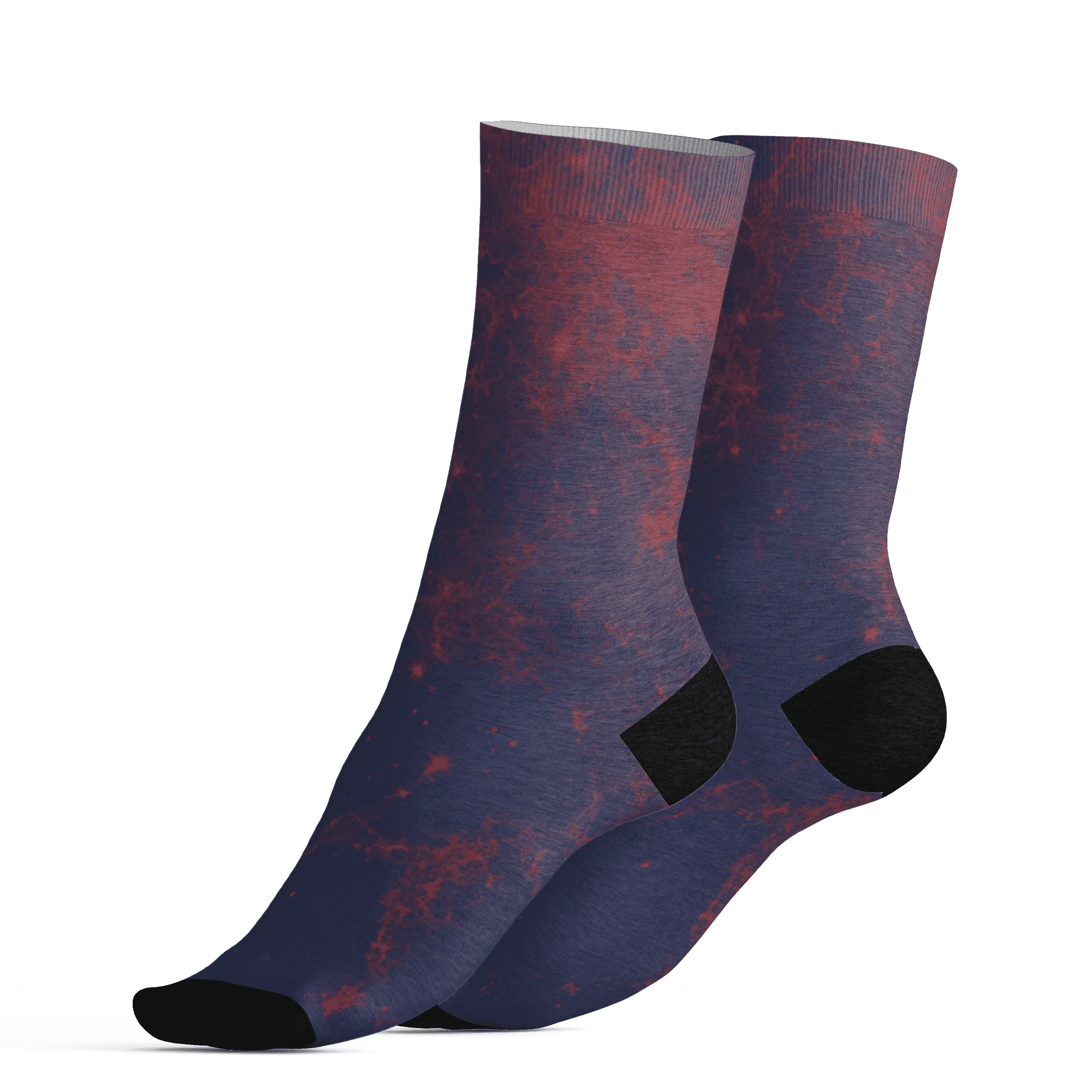 VaporMax-Air-Plus-Midnight-Navy-Gold-Black-Socks-Match-Blowing-Money-Fast-Girl-3D