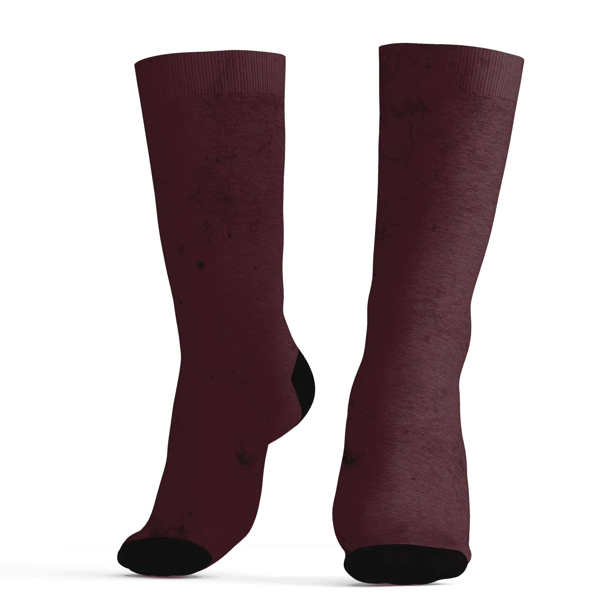 VaporMax-Night-Maron-Burgundy-Socks-Match-Blowing-Money-Fast-Girl-3D