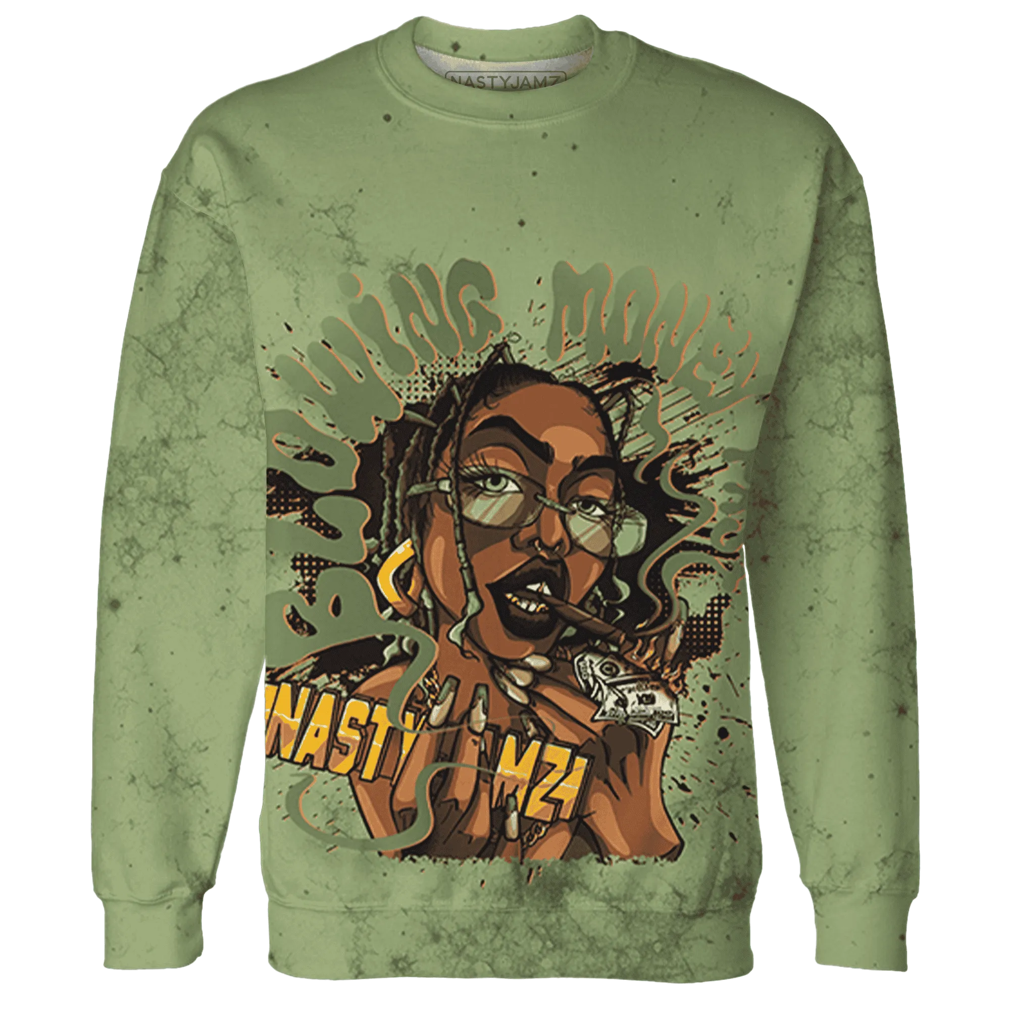 VaporMax-Plus-Alligator-Sweatshirt-Match-Blowing-Money-Fast-Girl-3D