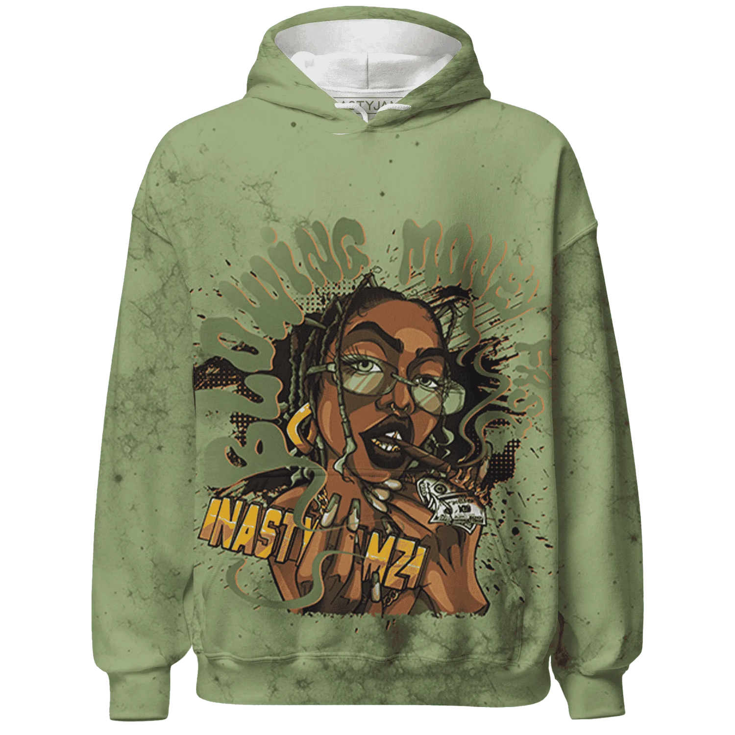 VaporMax-Plus-Alligator-Hoodie-Match-Blowing-Money-Fast-Girl-3D