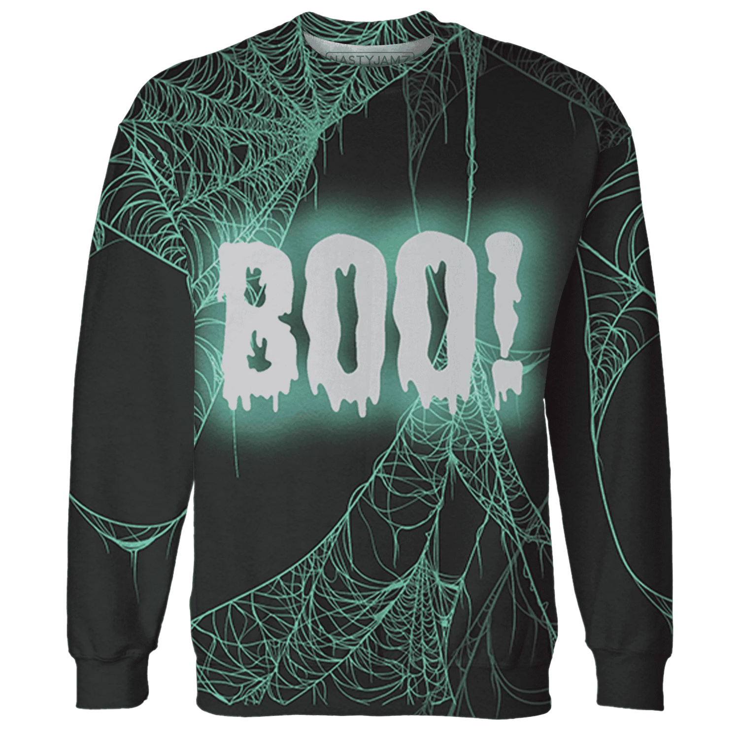Green-Glow-3s-NastyJamz-Sweatshirt-Match-Boo-3D