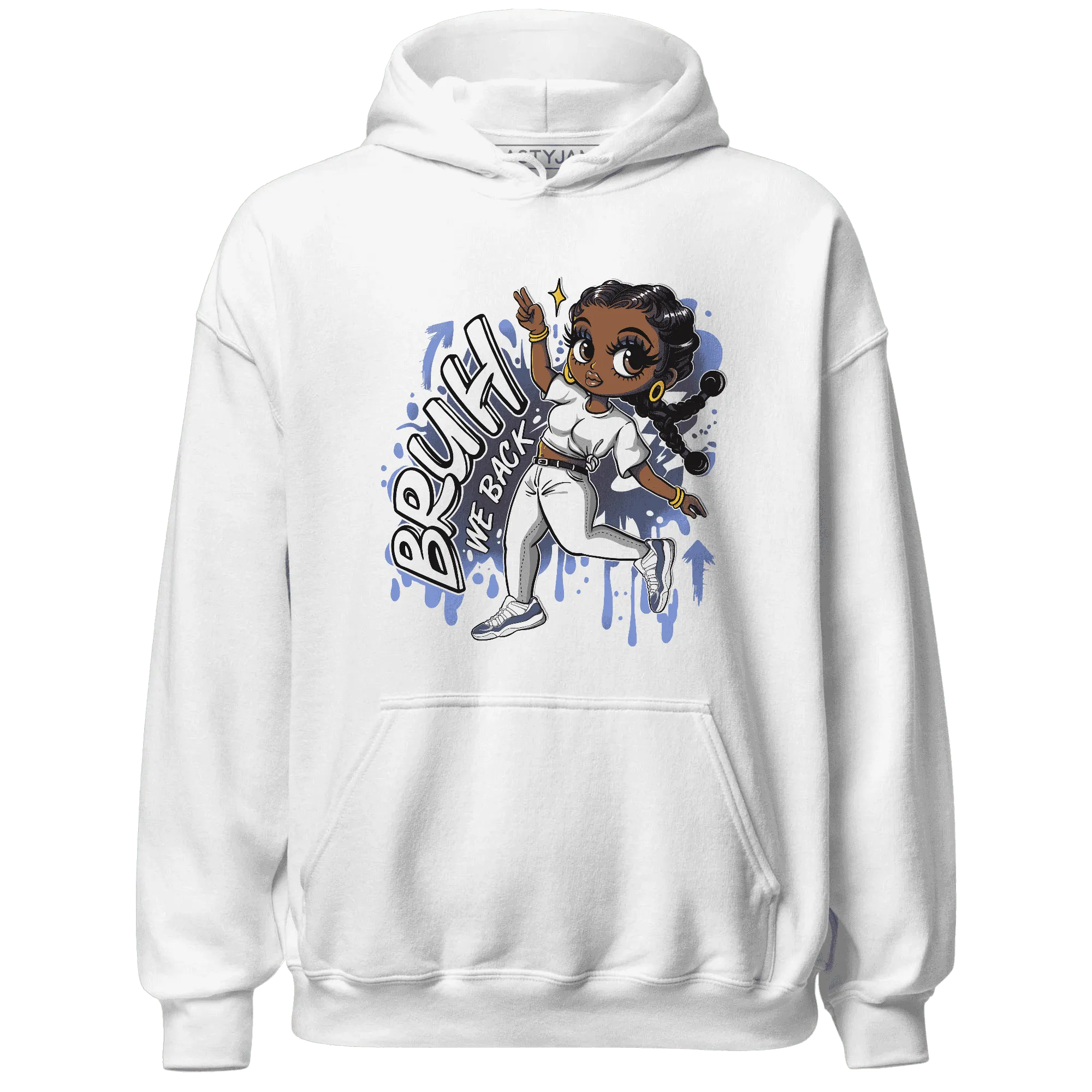 Low-Diffused-Blue-11s-Hoodie-Match-Bruh-We-Back-Girl