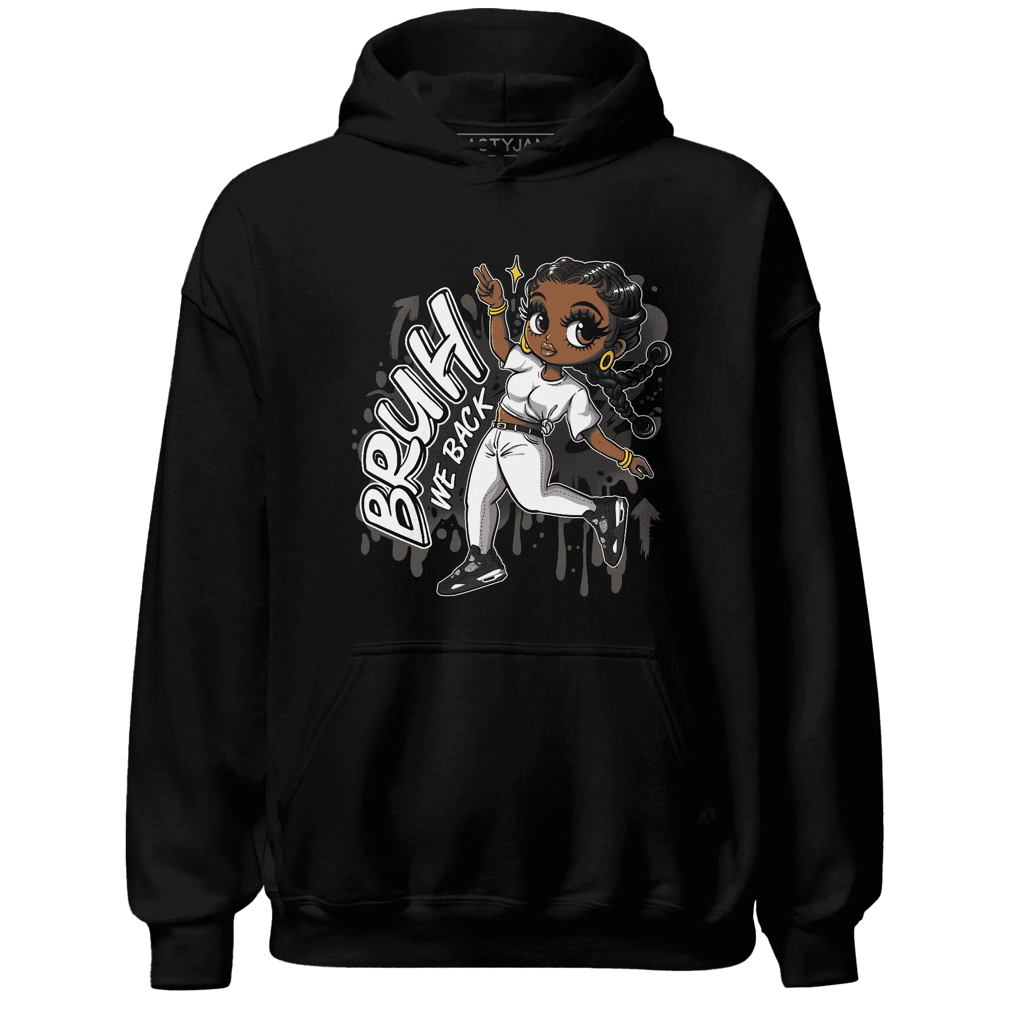 White-Thunder-4s-Hoodie-Match-Bruh-We-Back-Girl