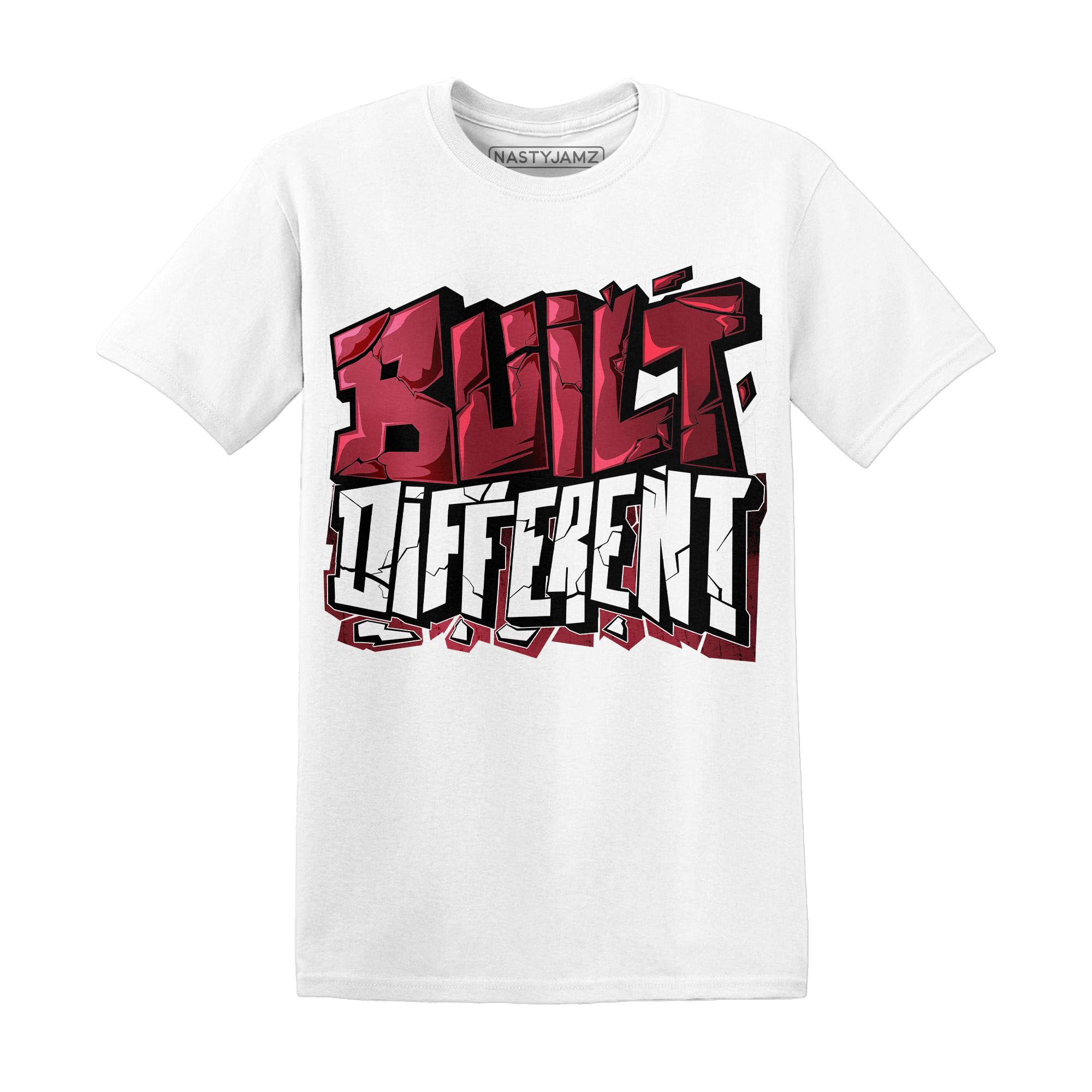 High 85 Metallic Burgundy 1s T Shirt Match Built Different - NastyJamz