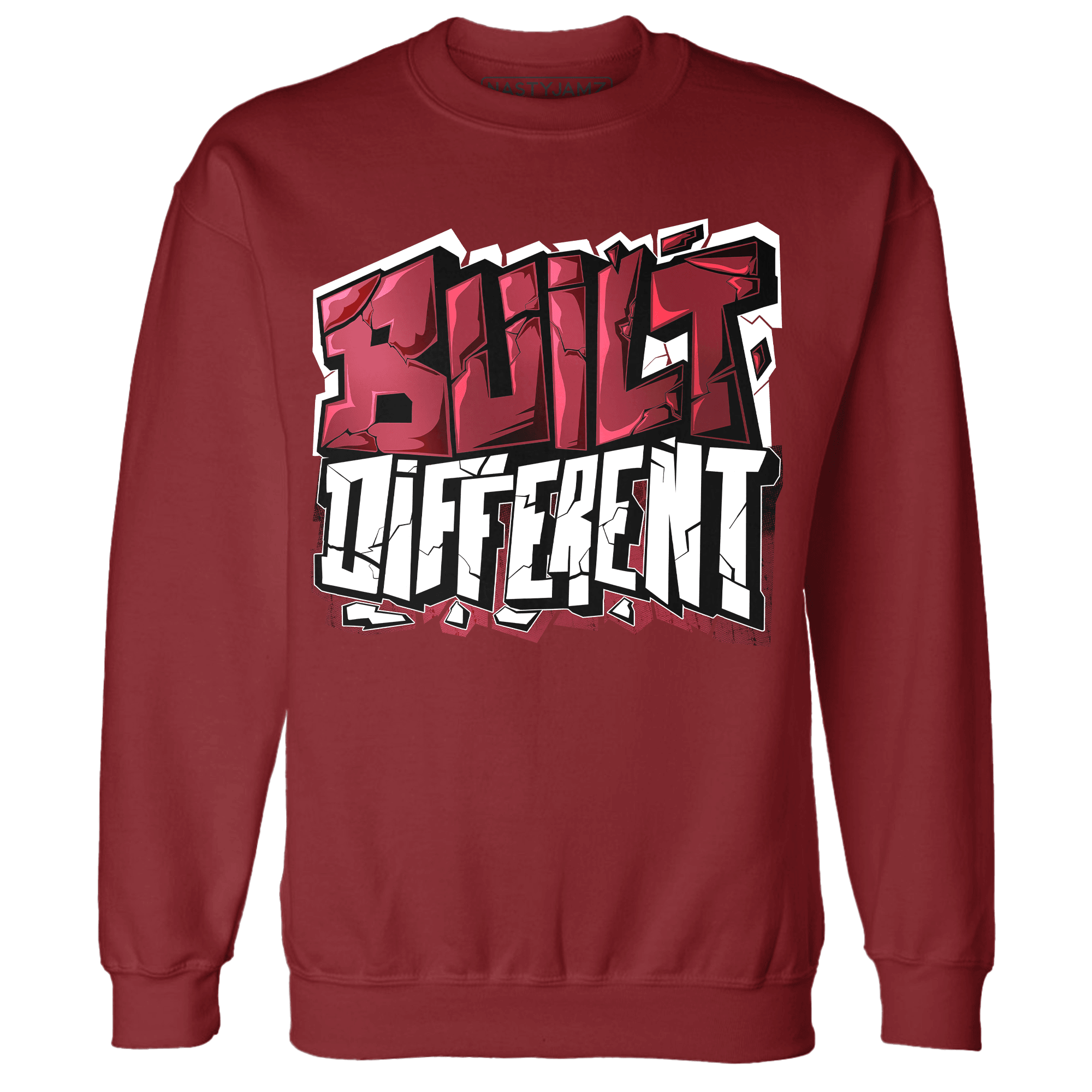 High 85 Metallic Burgundy 1s Sweatshirt Match Built Different - NastyJamz