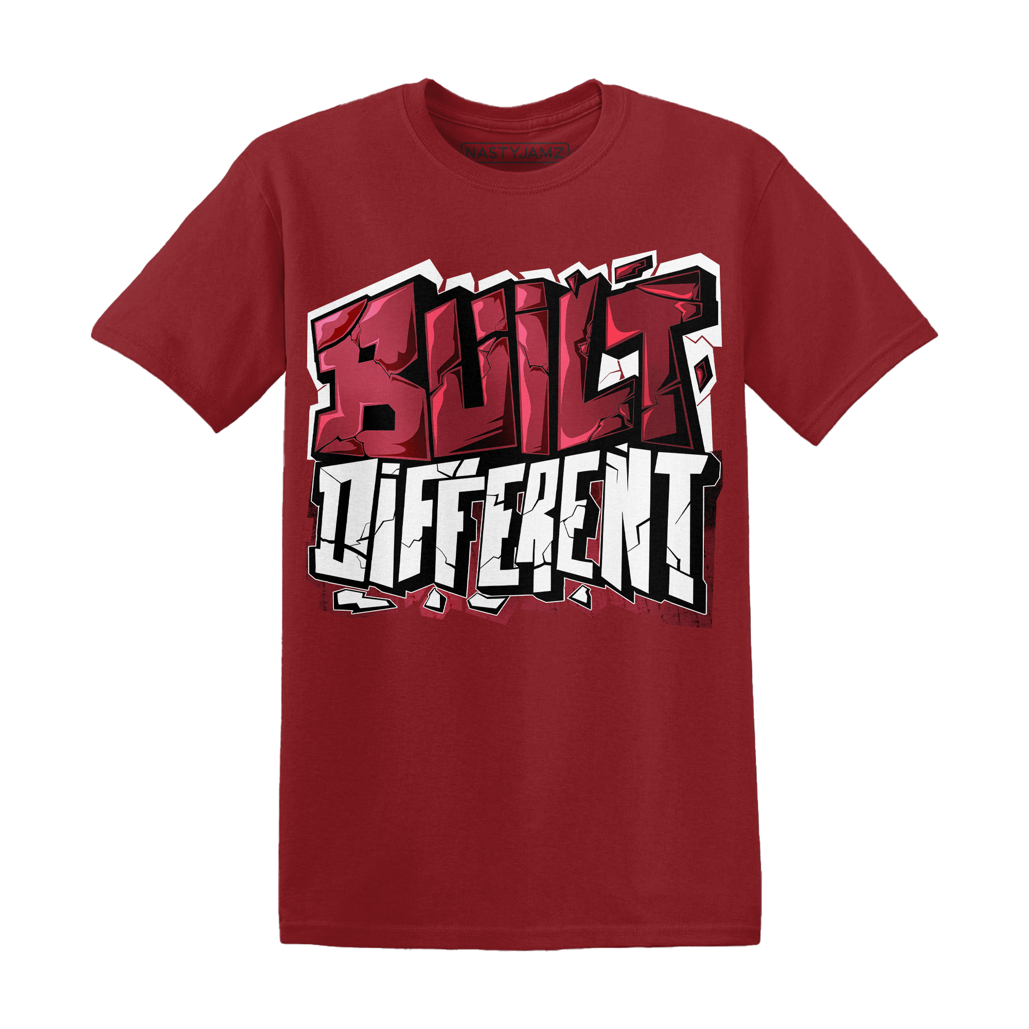 High 85 Metallic Burgundy 1s T Shirt Match Built Different - NastyJamz