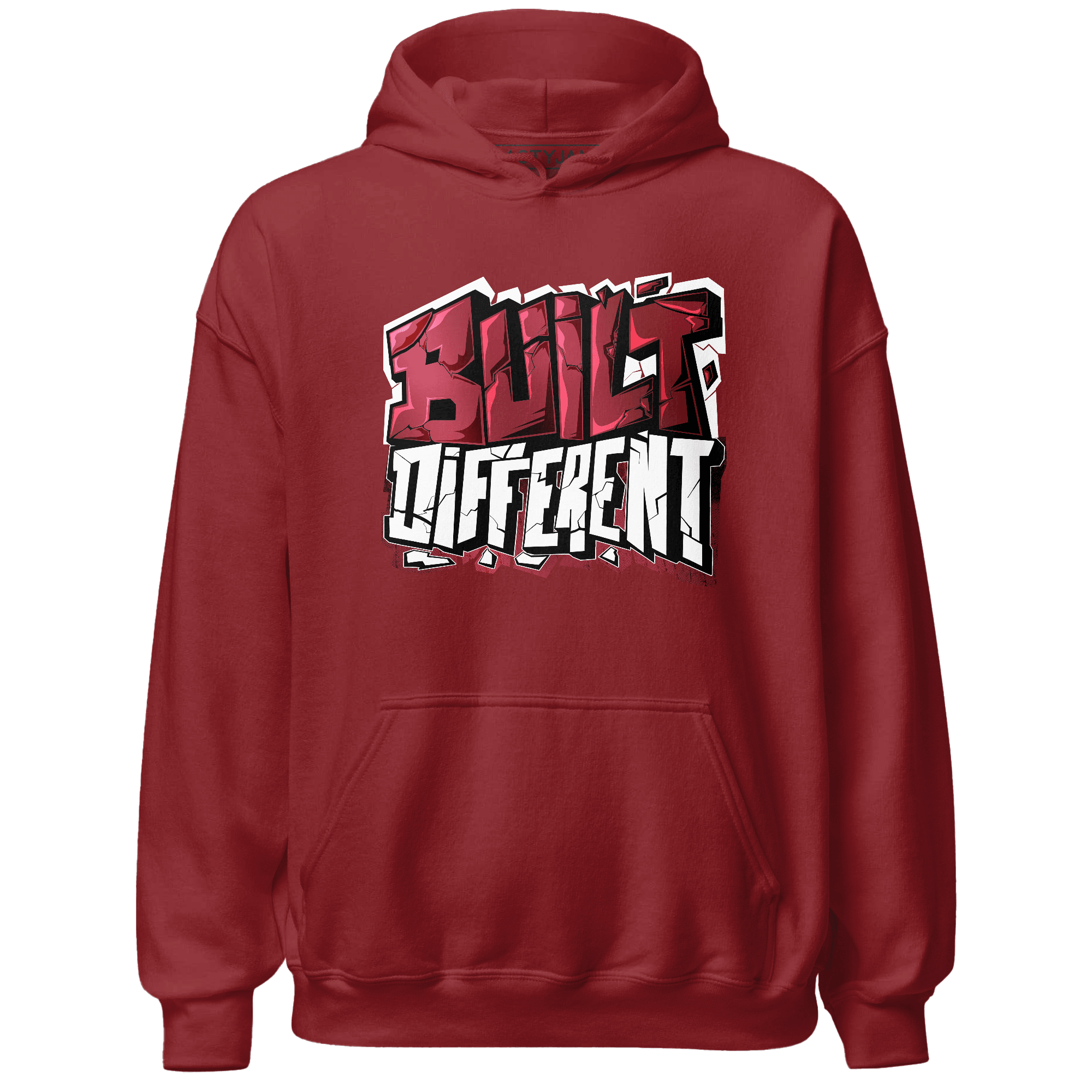 High 85 Metallic Burgundy 1s Hoodie Match Built Different - NastyJamz