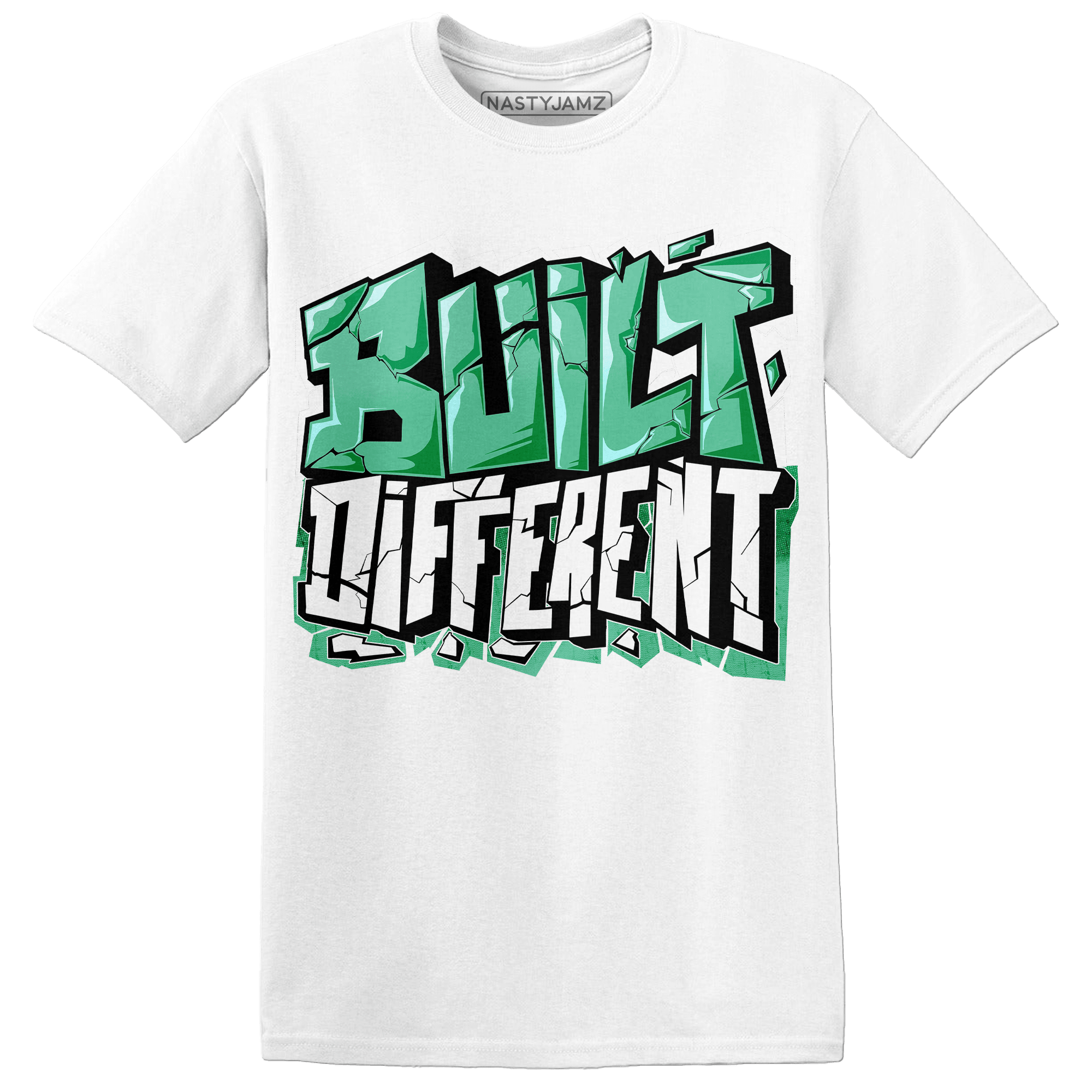 High OG Green Glow 1s T Shirt Match Built Different - NastyJamz