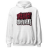High White Team Red 1s Hoodie Match Built Different - NastyJamz