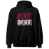 High White Team Red 1s Hoodie Match Built Different - NastyJamz