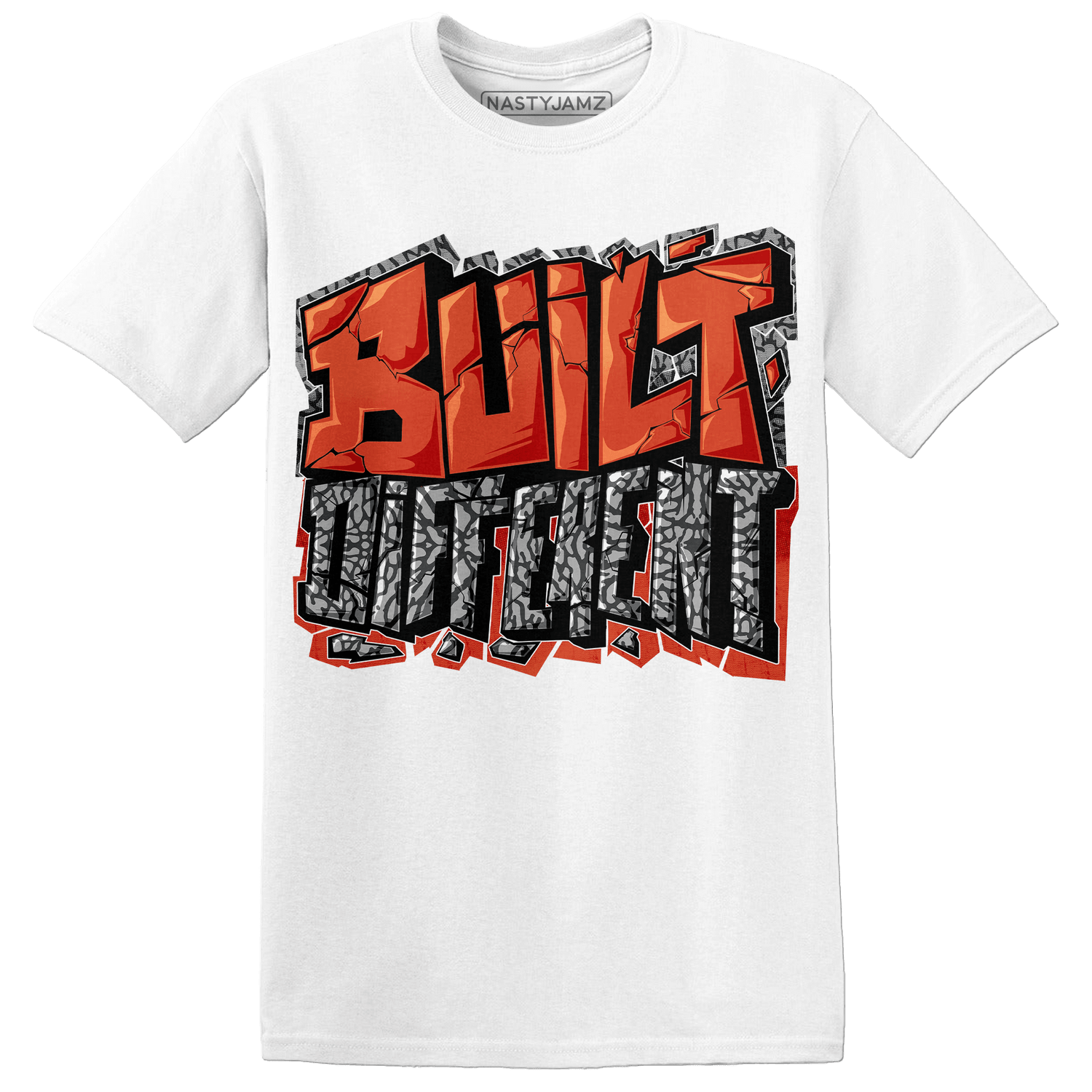 Georgia Peach 3s T Shirt Match Built Different - NastyJamz
