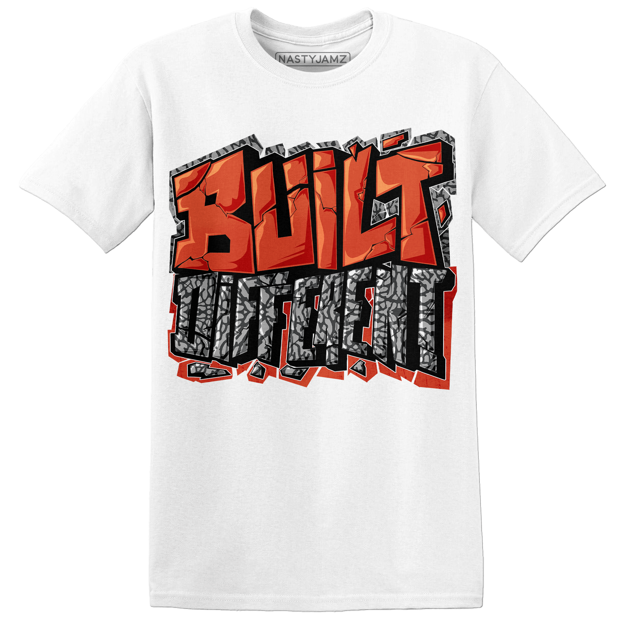 Georgia Peach 3s T Shirt Match Built Different - NastyJamz