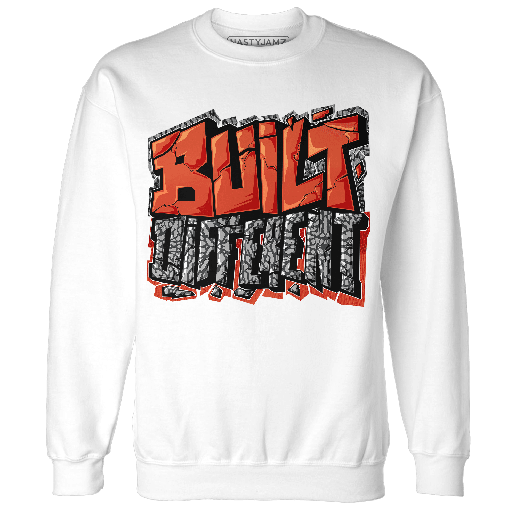 Georgia Peach 3s Sweatshirt Match Built Different - NastyJamz