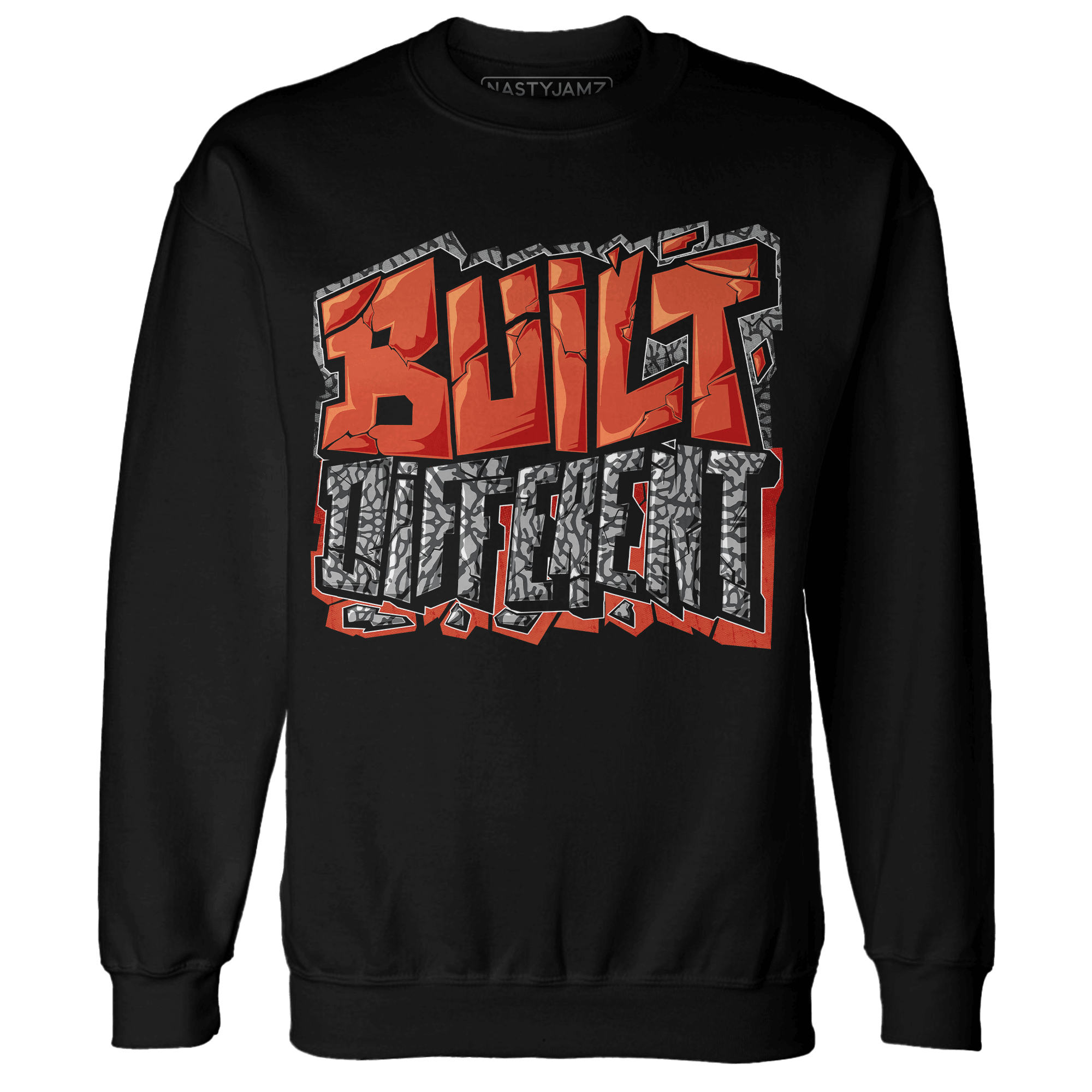 Georgia Peach 3s Sweatshirt Match Built Different - NastyJamz