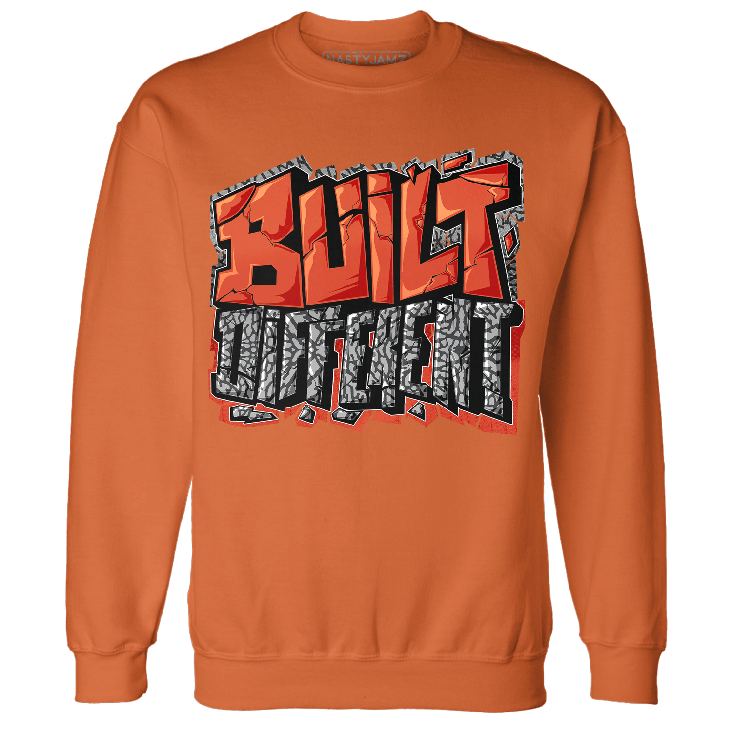 Georgia Peach 3s Sweatshirt Match Built Different - NastyJamz