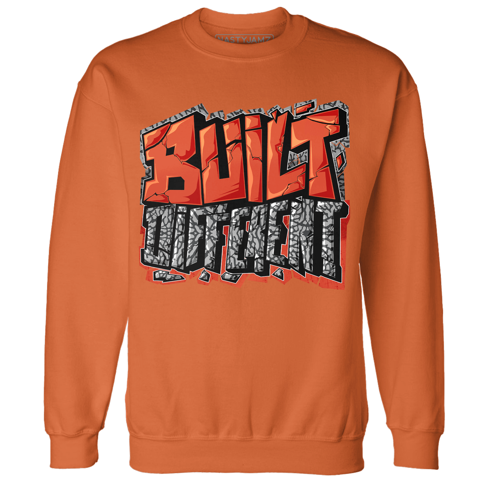 Georgia Peach 3s Sweatshirt Match Built Different - NastyJamz