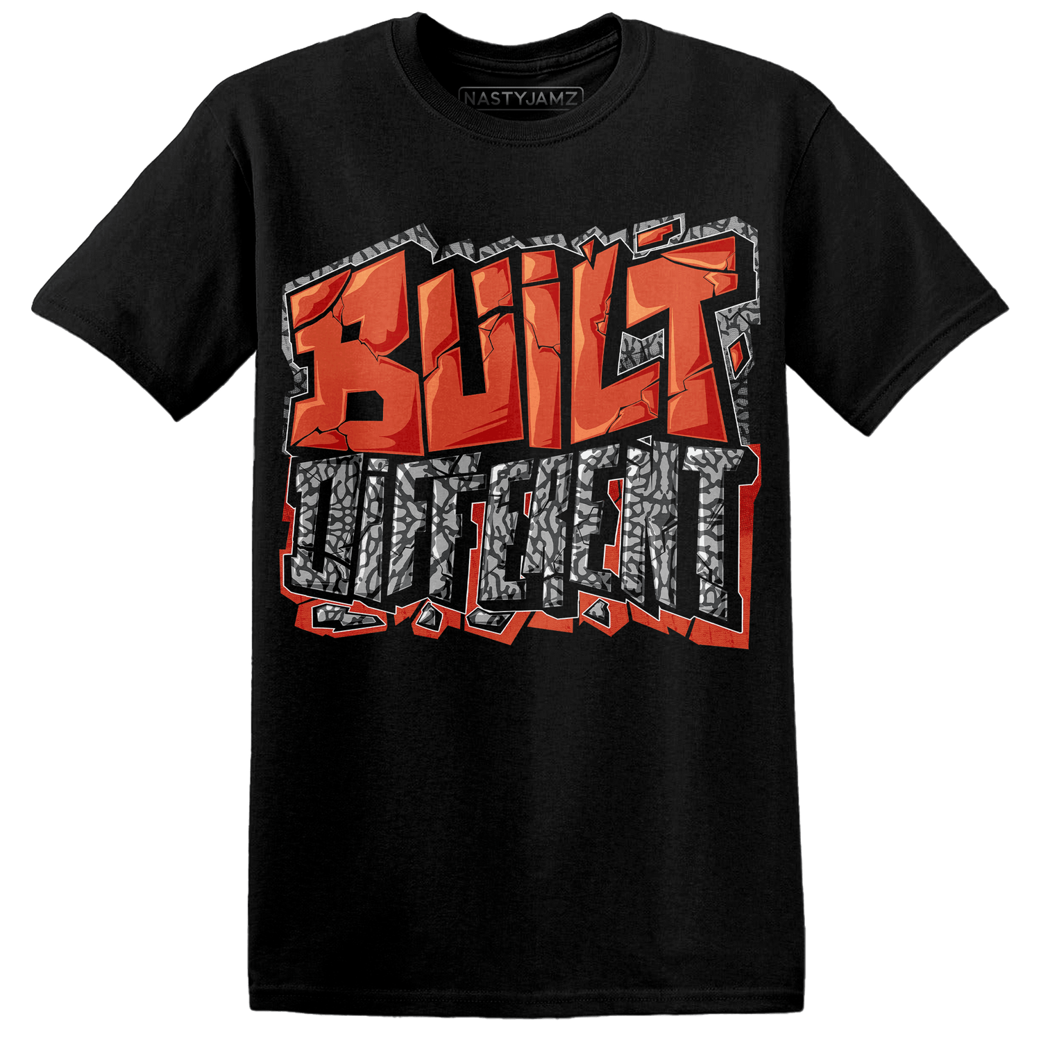 Georgia Peach 3s T Shirt Match Built Different - NastyJamz