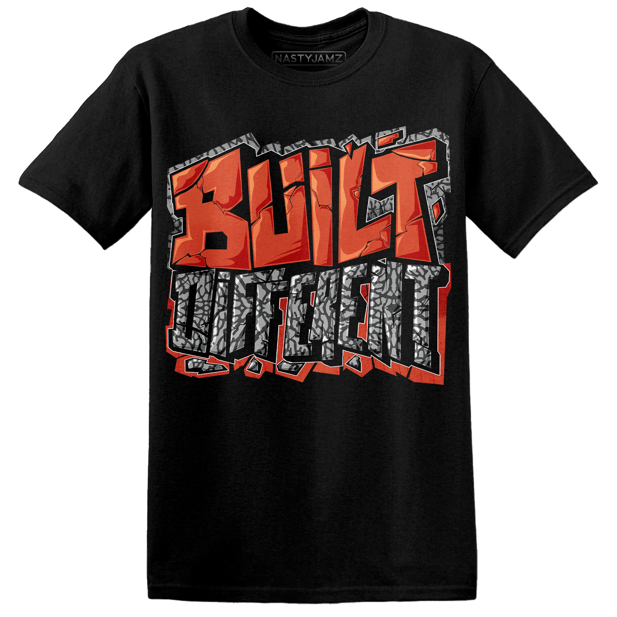 Georgia Peach 3s T Shirt Match Built Different - NastyJamz