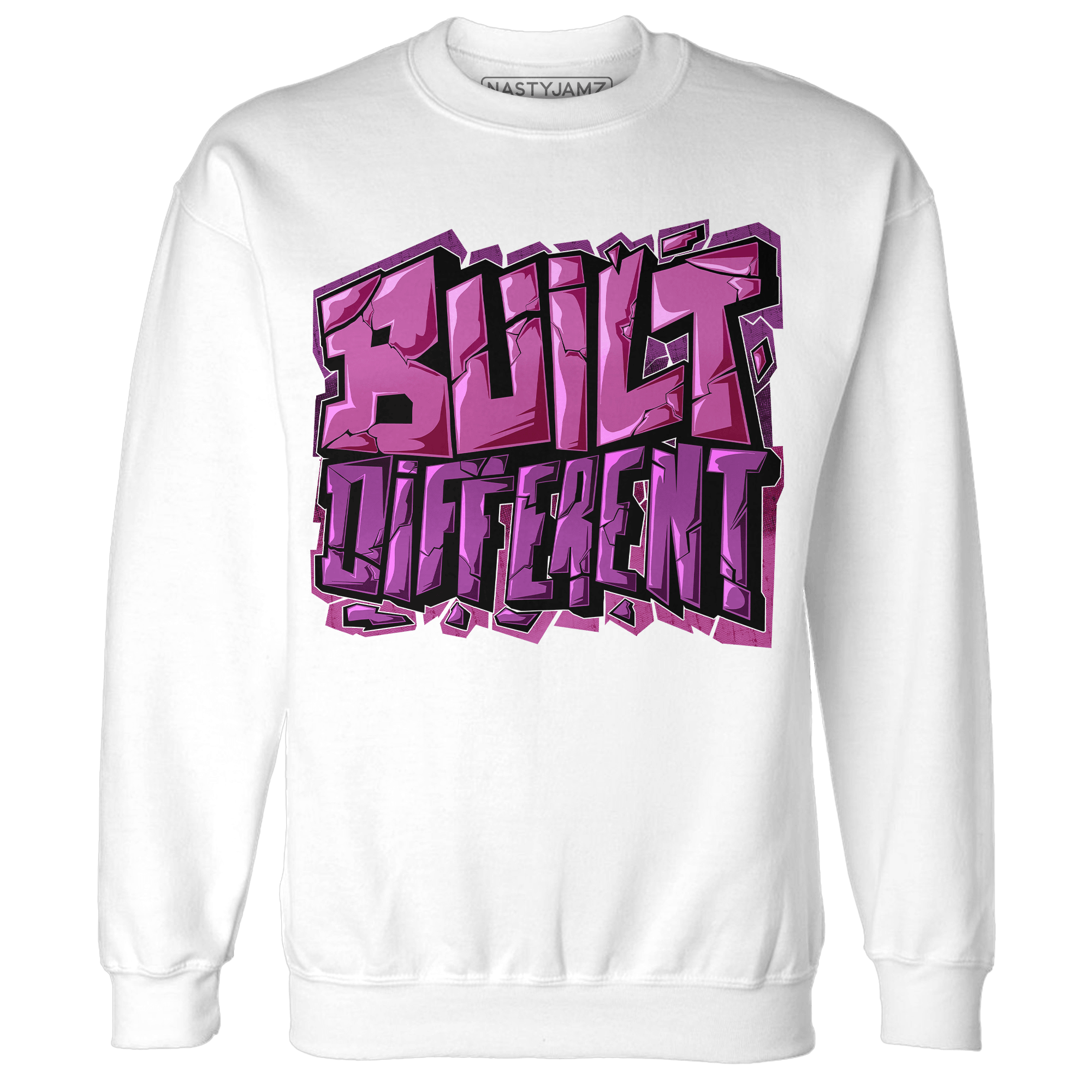 GS Hyper Violet 4s Sweatshirt Match Built Different - NastyJamz