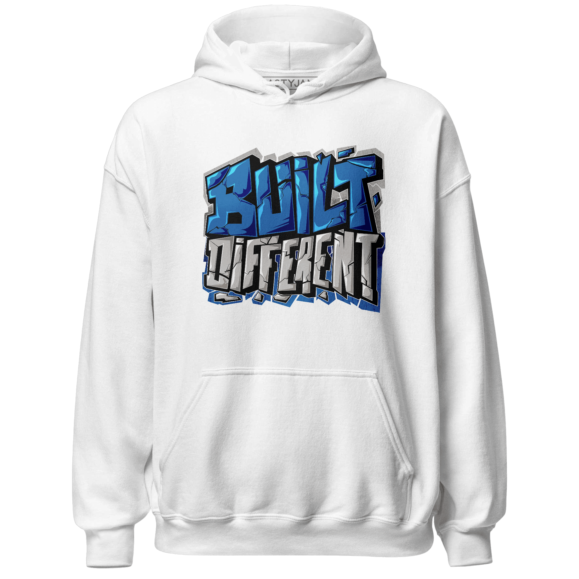 Industrial Blue 4s Hoodie Match Built Different - NastyJamz
