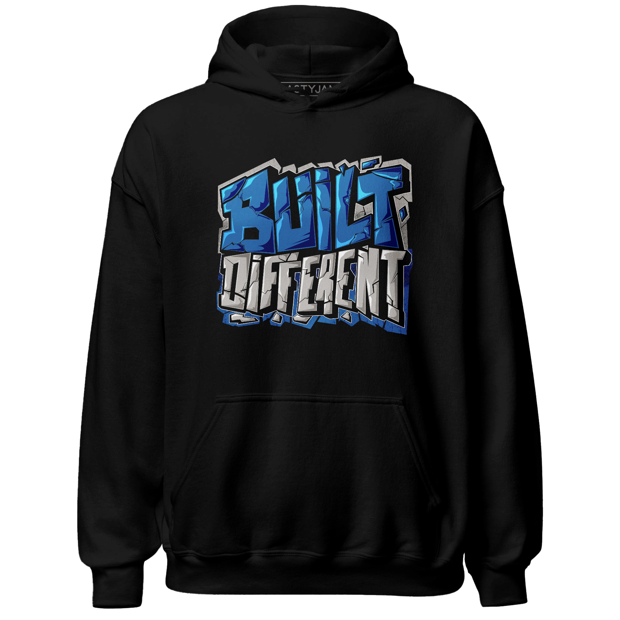 Industrial Blue 4s Hoodie Match Built Different - NastyJamz