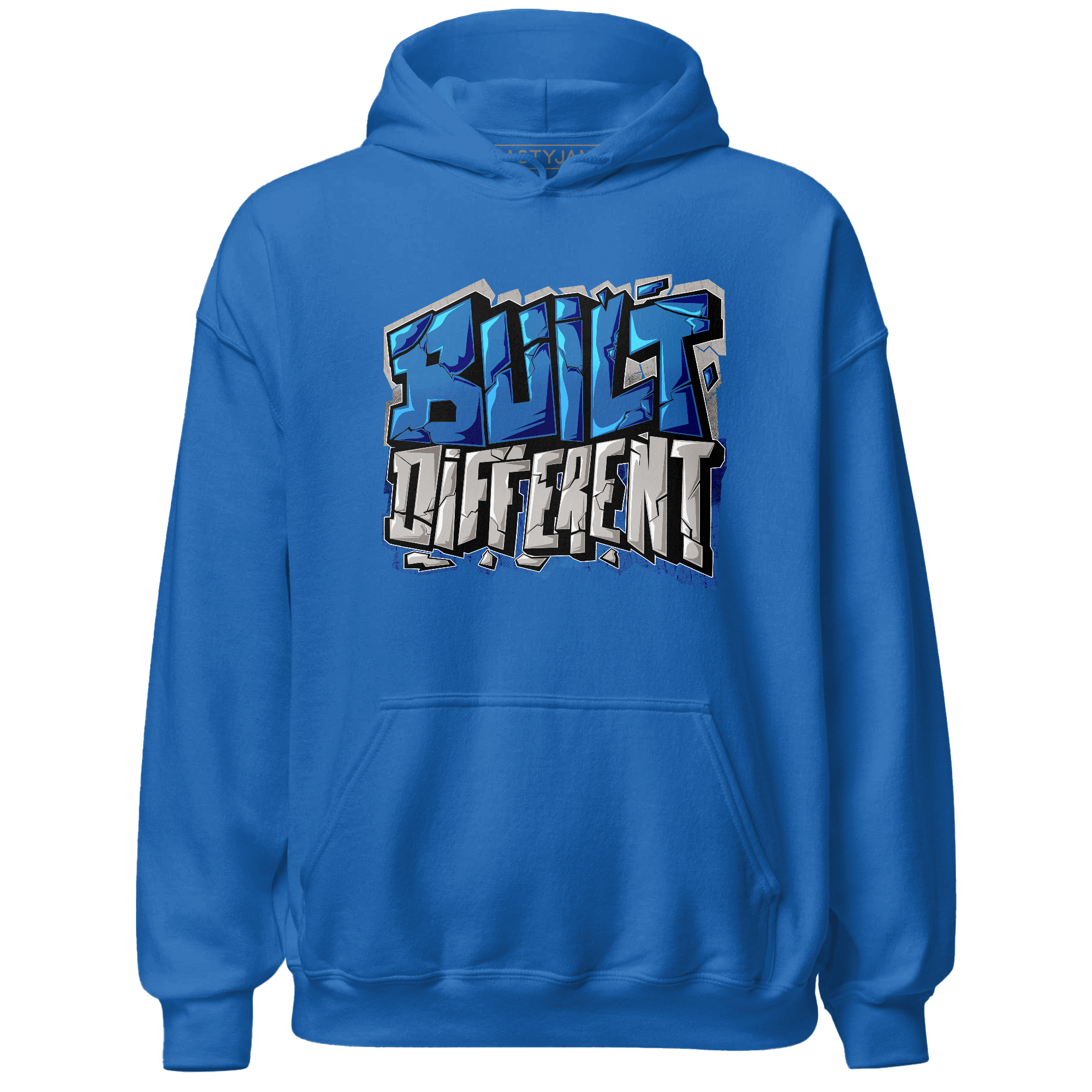 Industrial Blue 4s Hoodie Match Built Different - NastyJamz