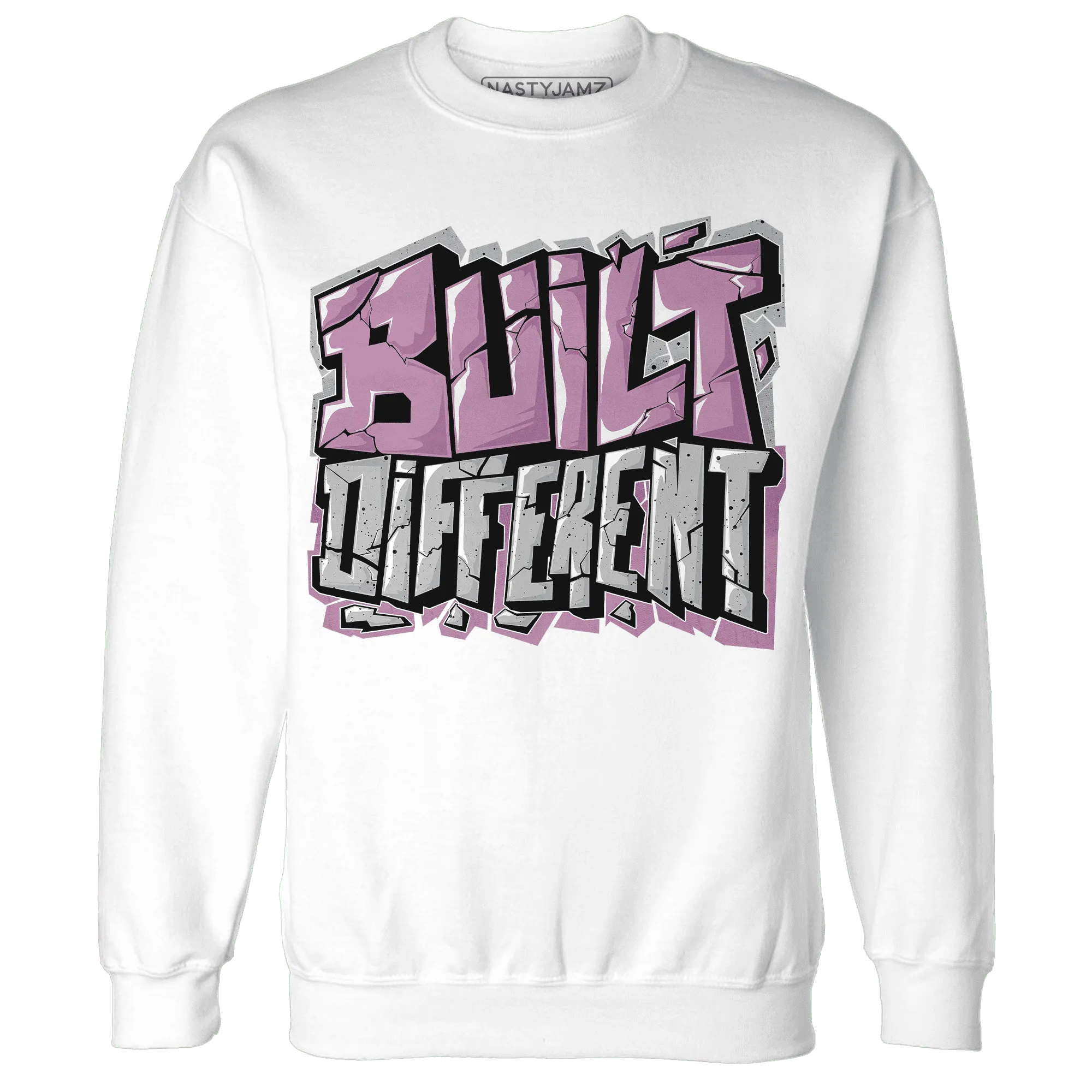 Orchid-Neutral-Grey-Black-White-4s-NastyJamz-Sweatshirt-Match-Built-Different