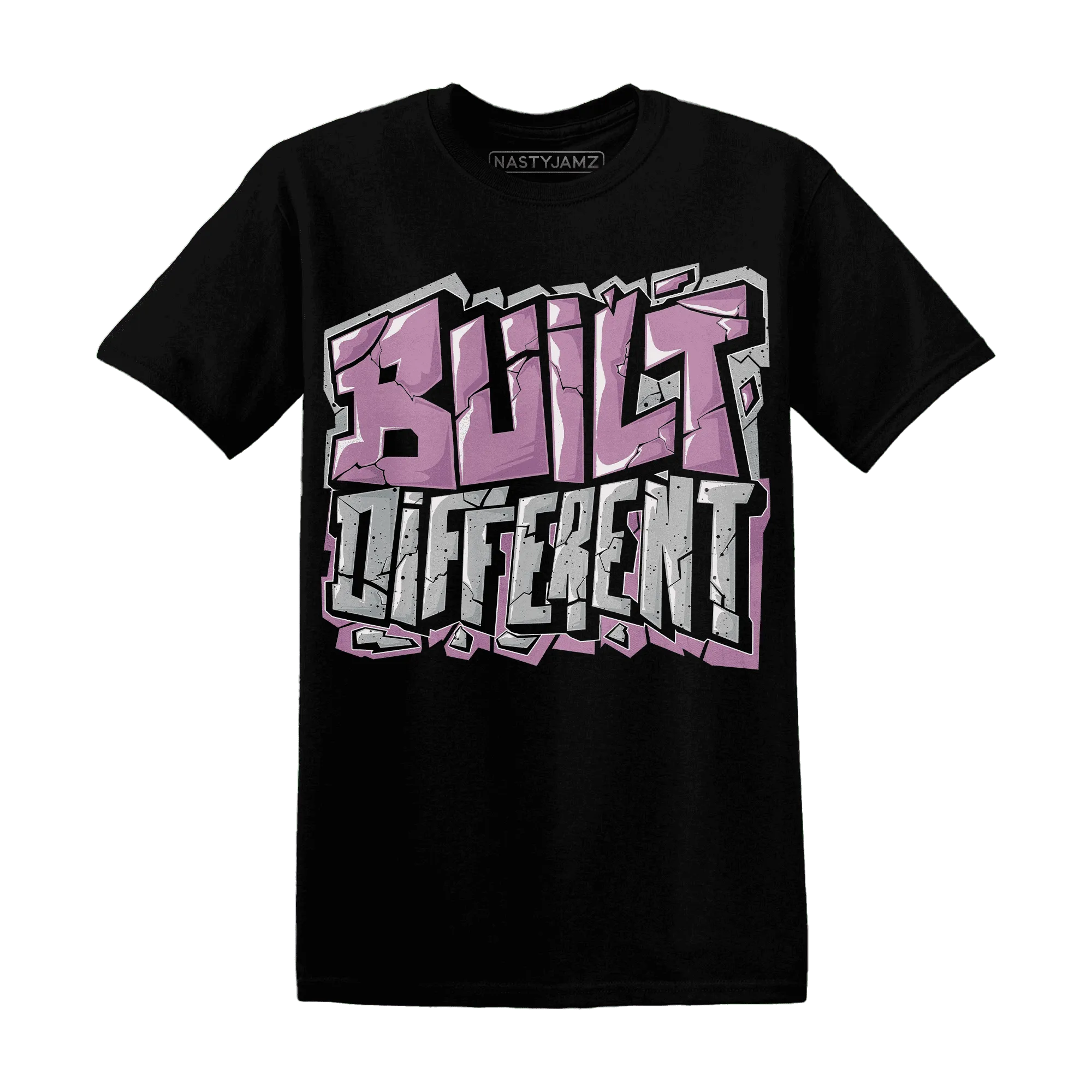 Orchid-Neutral-Grey-Black-White-4s-NastyJamz-T-Shirt-Match-Built-Different