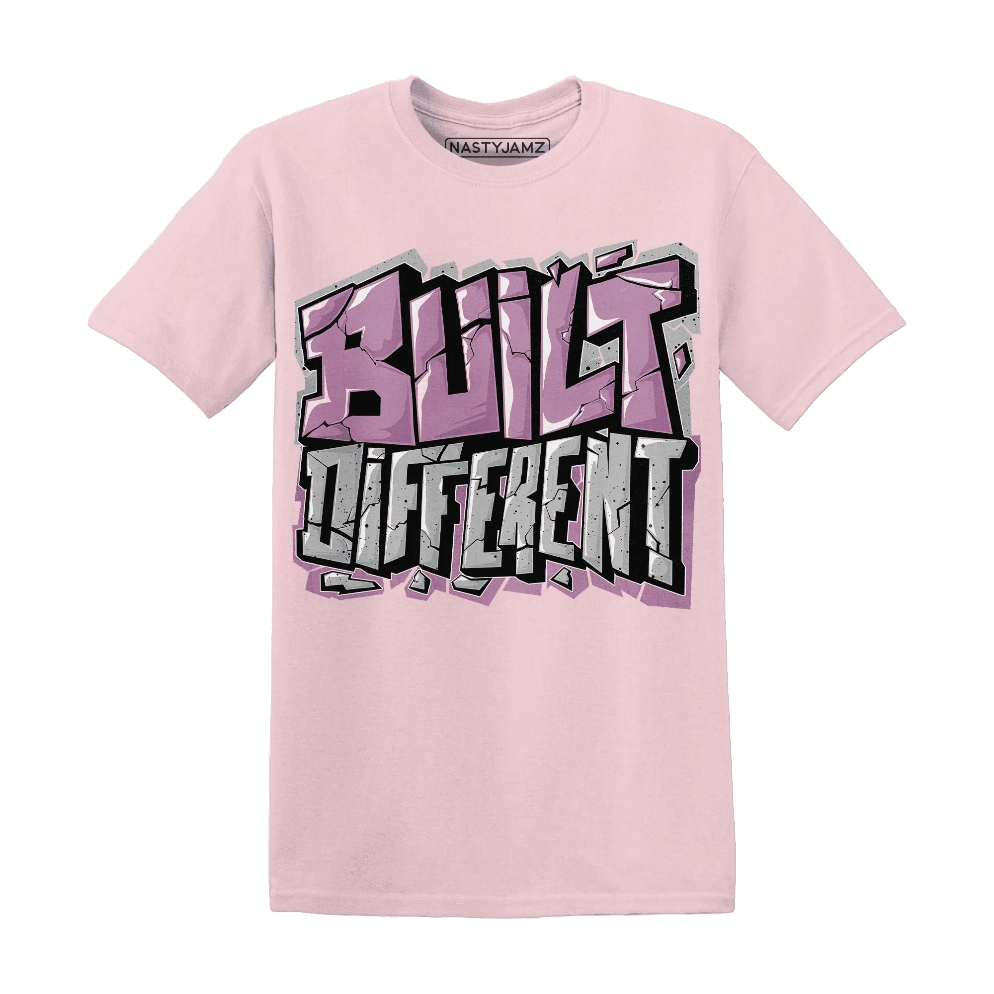 Orchid-Neutral-Grey-Black-White-4s-NastyJamz-T-Shirt-Match-Built-Different