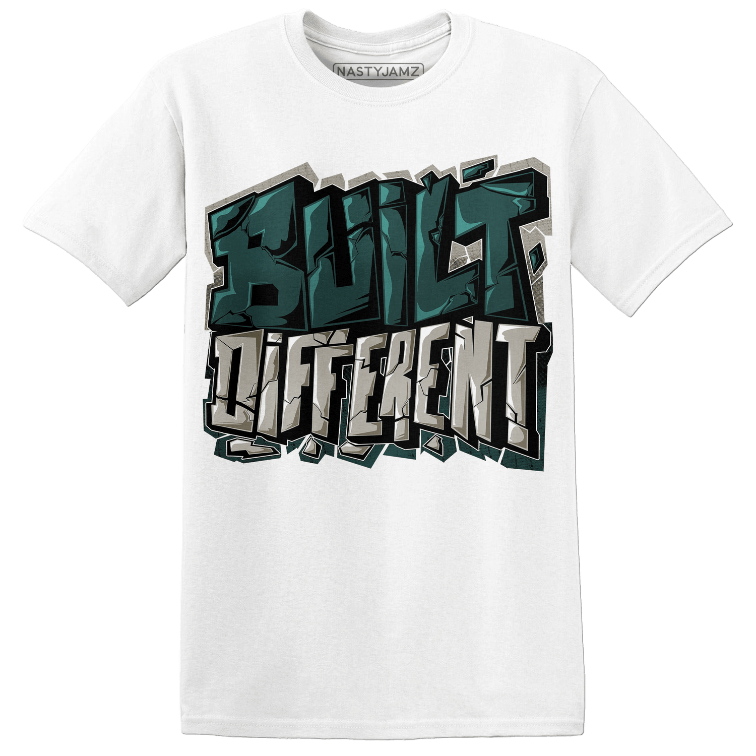 Oxidized Green 4s T Shirt Match Built Different - NastyJamz