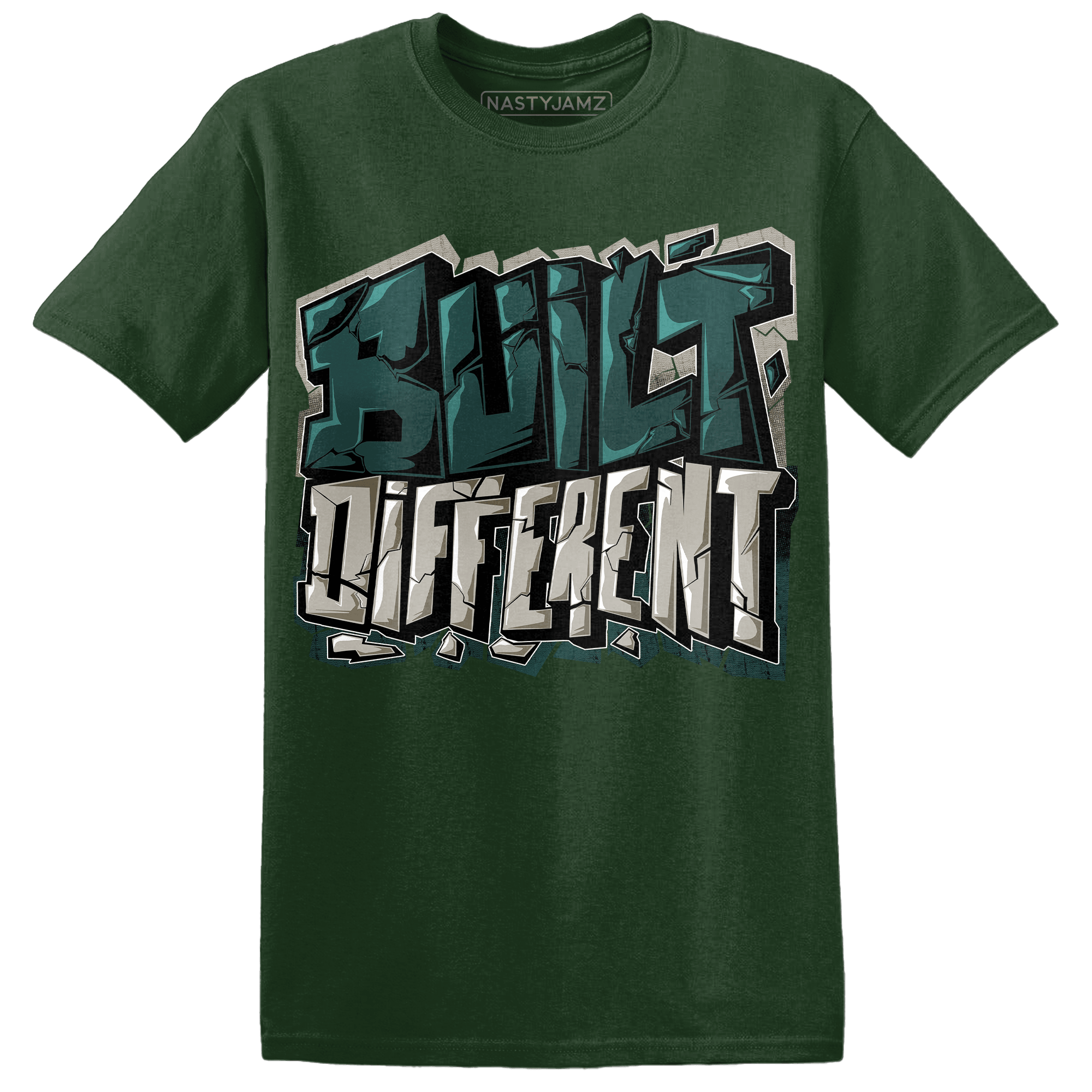 Oxidized Green 4s T Shirt Match Built Different - NastyJamz