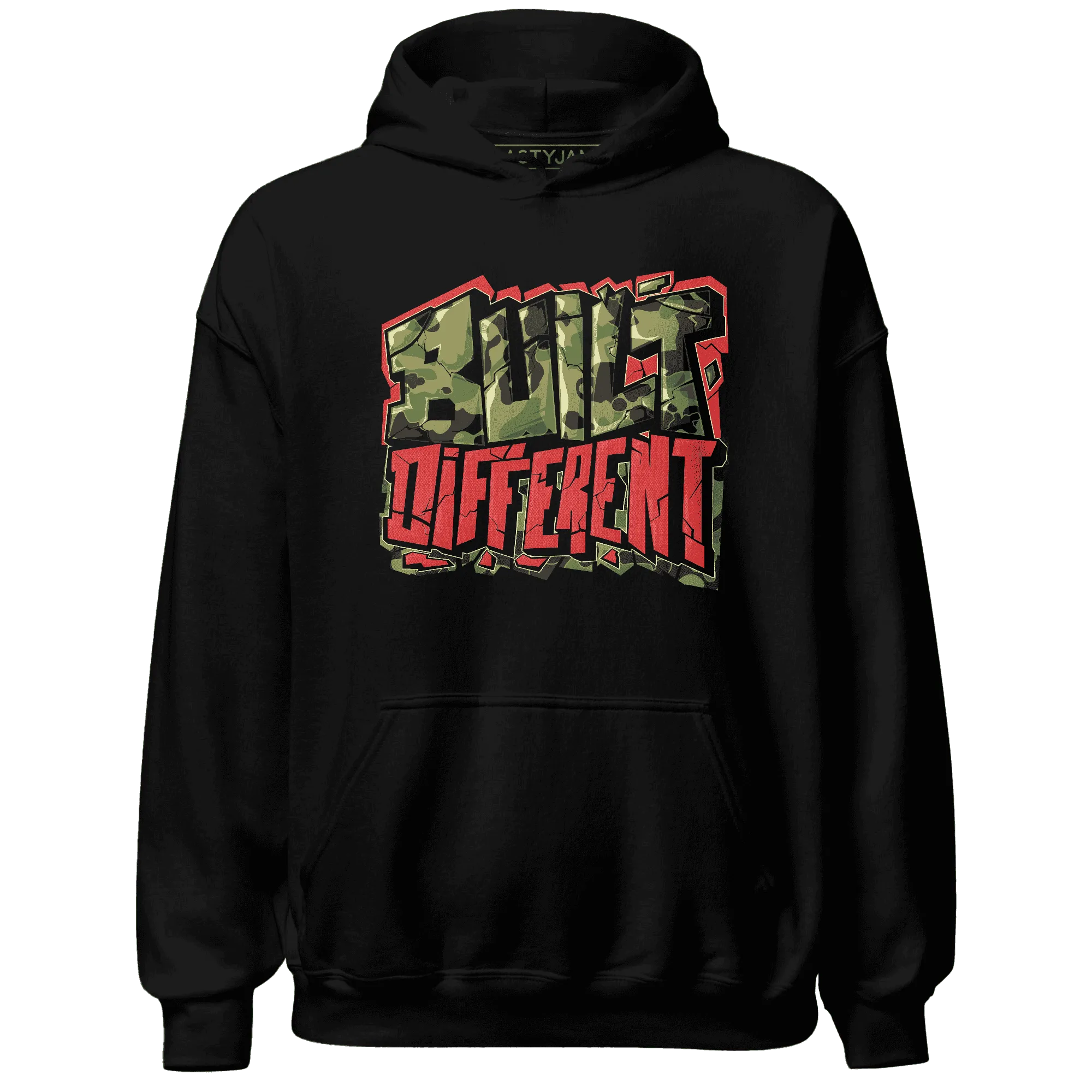 AM-90-Dark-Sage-Solar-Red-NastyJamz-Hoodie-Match-Built-Different
