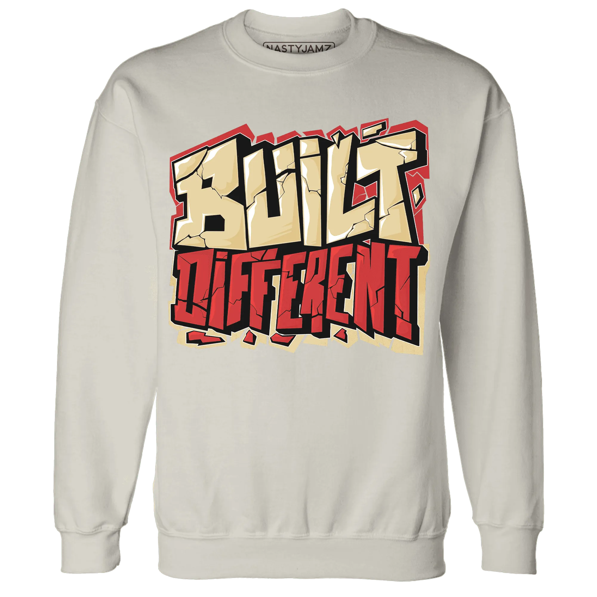 Dunk-Strawberry-Waffle-Pale-Vanilla-University-Red-Sail-Wheat-Low-Retro-NastyJamz-Sweatshirt-Match-Built-Different