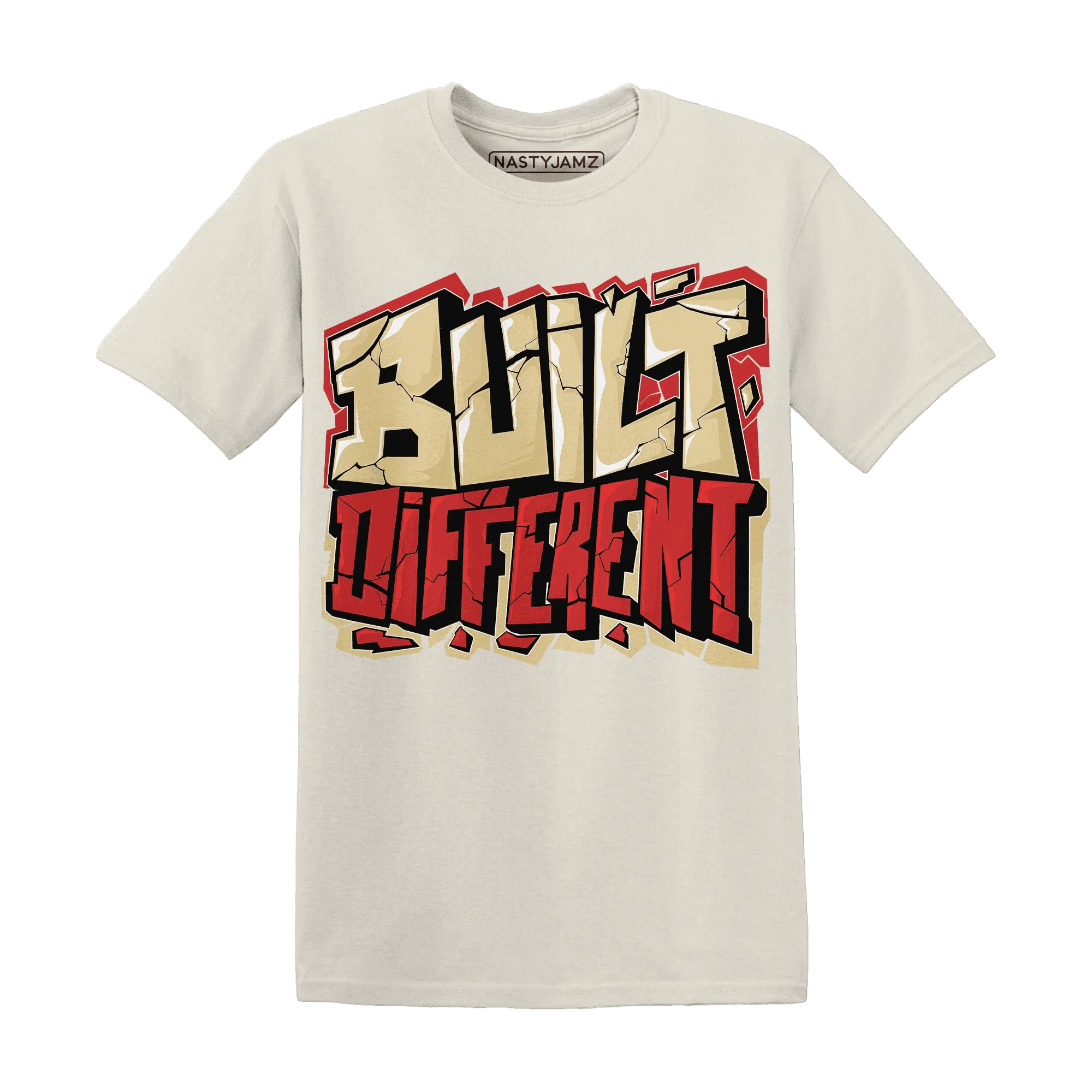 Dunk-Strawberry-Waffle-Pale-Vanilla-University-Red-Sail-Wheat-Low-Retro-NastyJamz-T-Shirt-Match-Built-Different